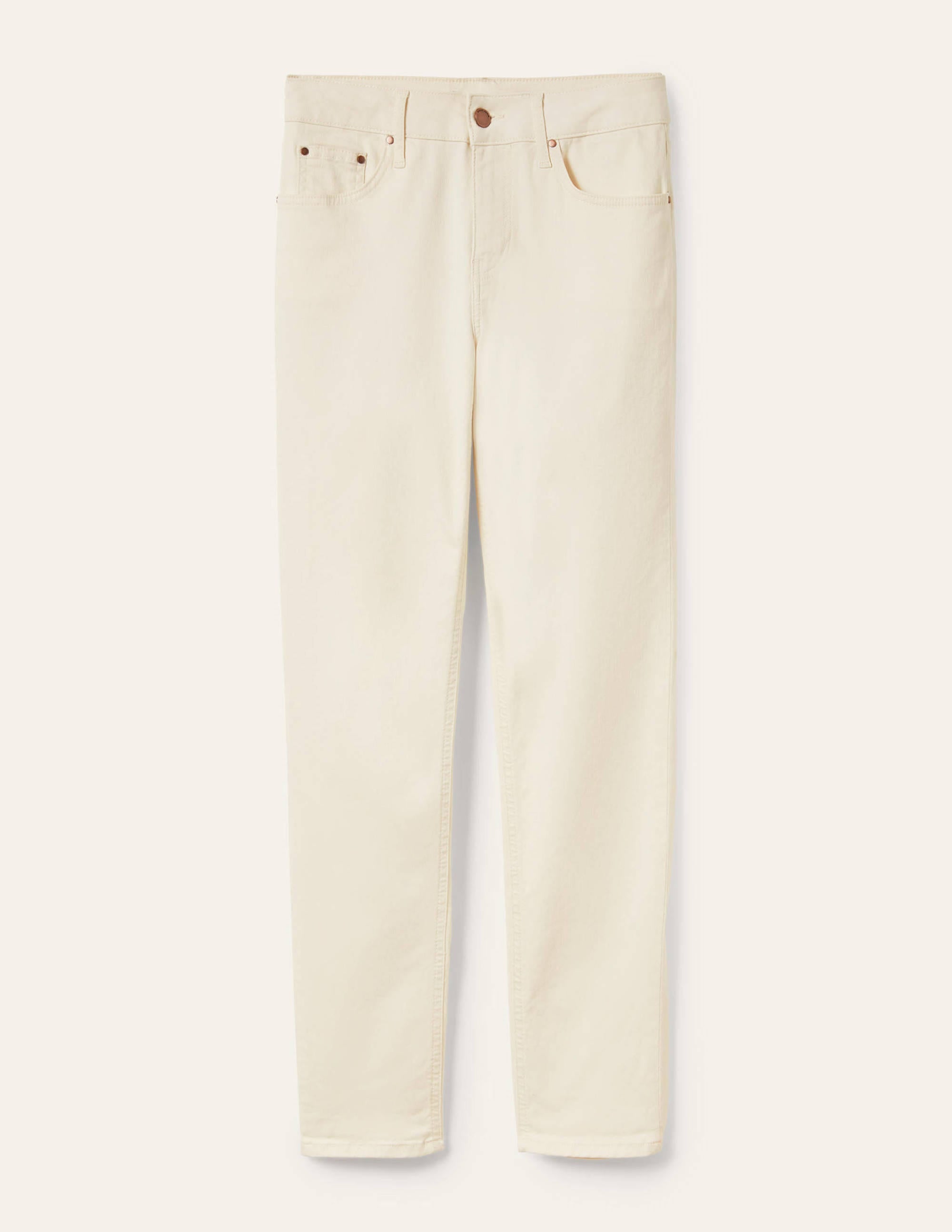 Girlfriend Jeans-Ecru - Image 5
