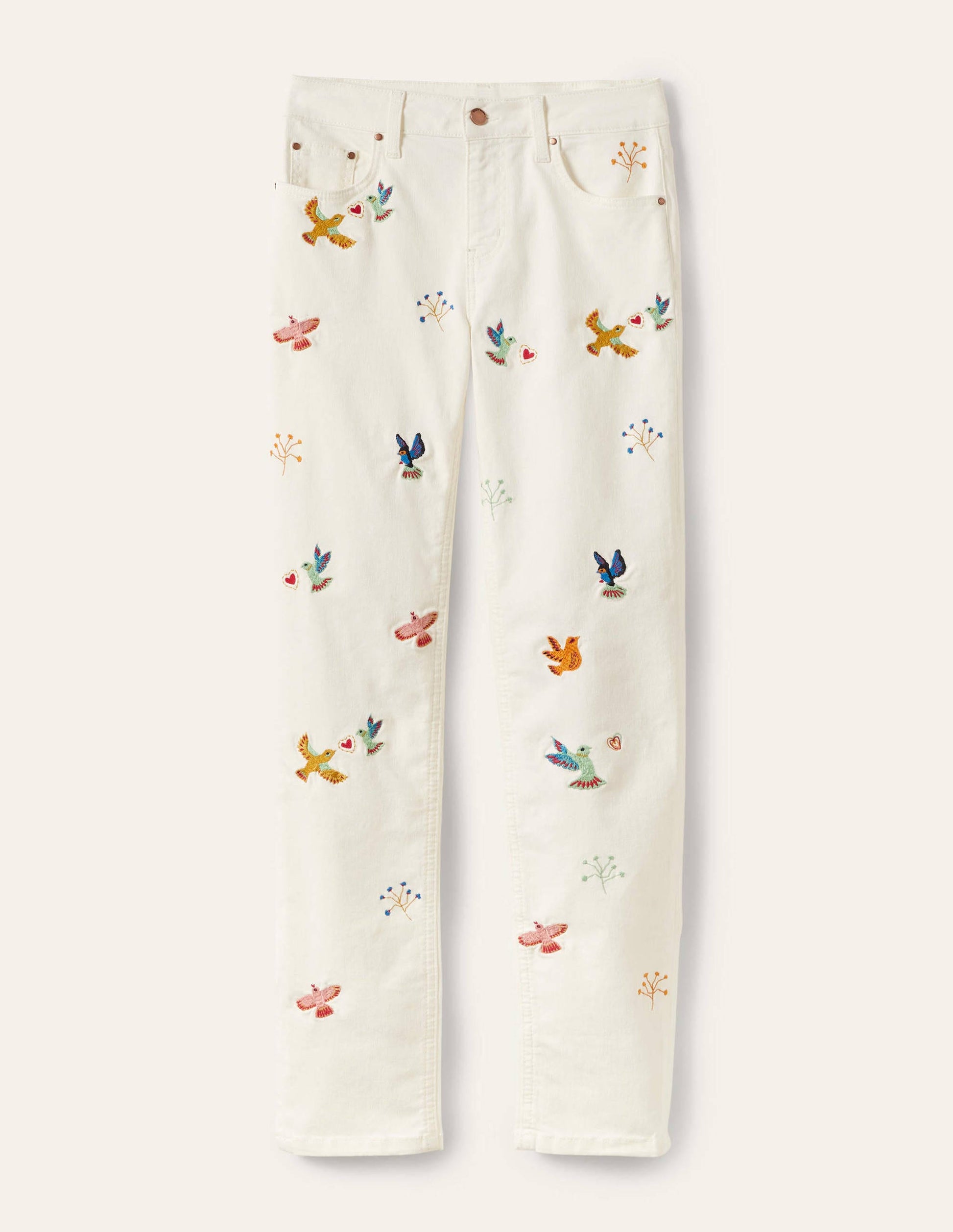 Girlfriend Jeans-Ecru, Embroidery-5