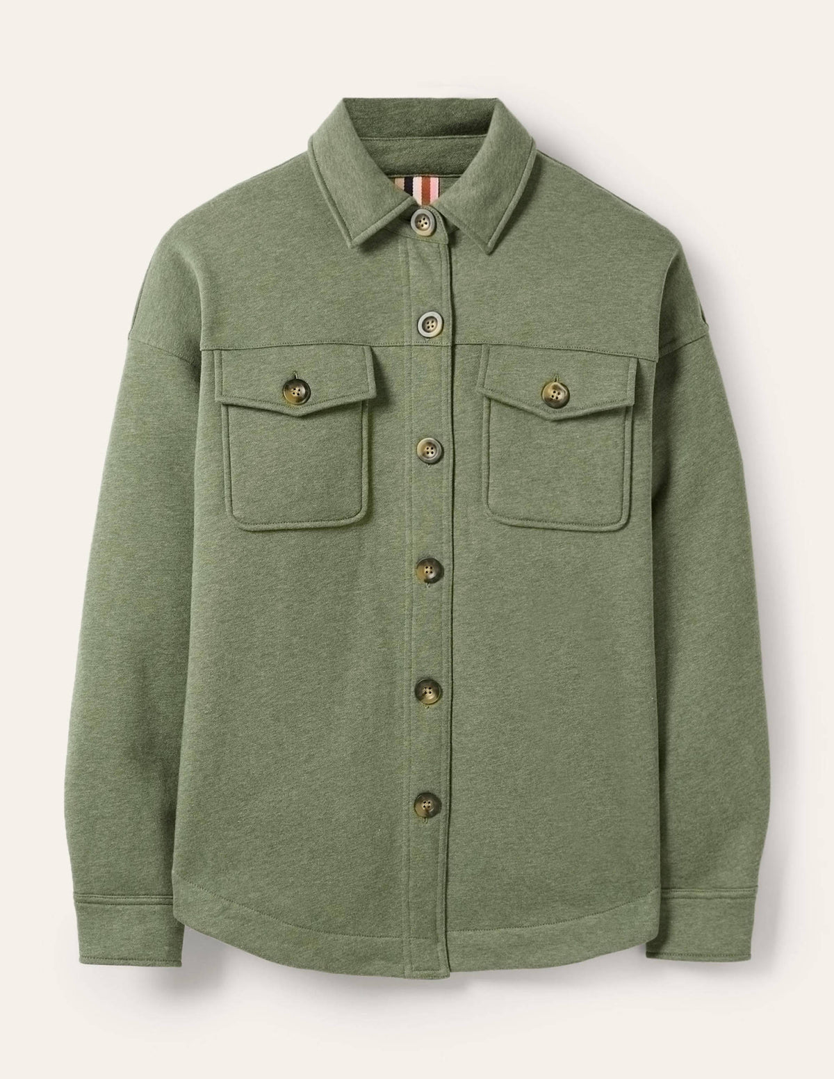 Jersey Shacket-Alder Marl-5