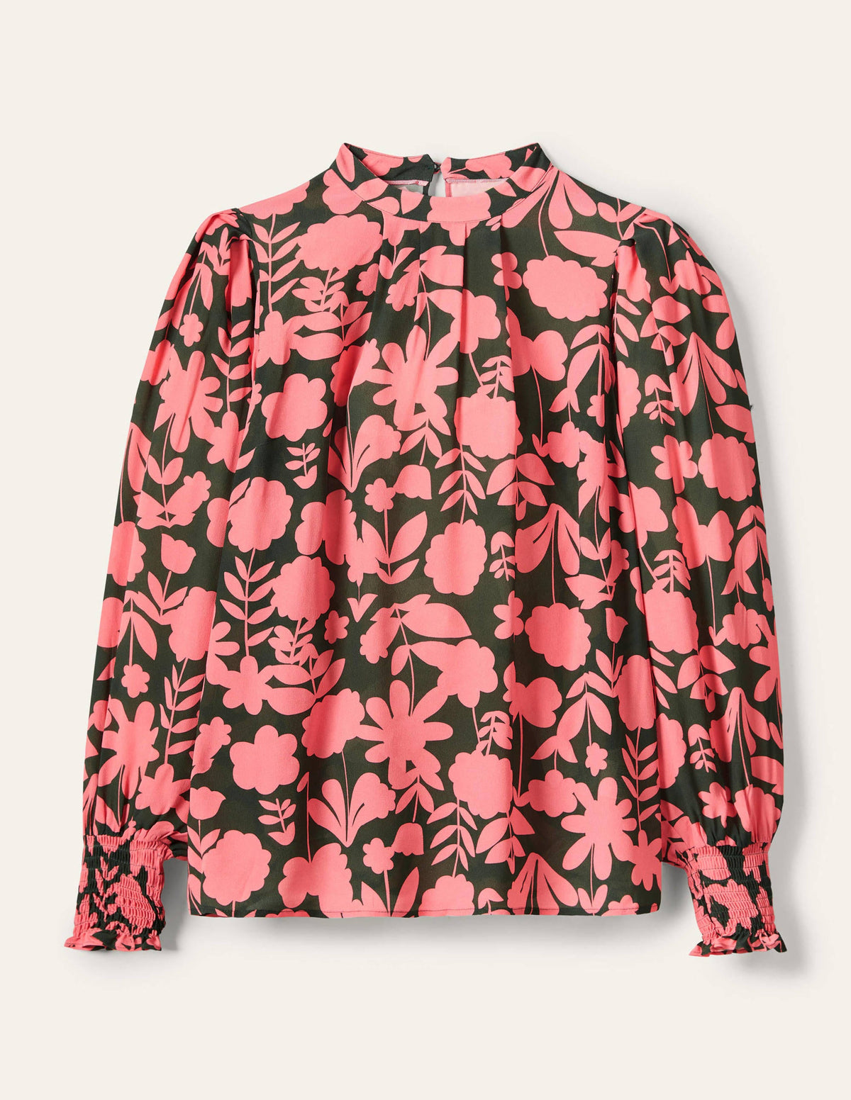 Deep Smocked Cuff Top-Marsh, Flora Bloom - Image 5
