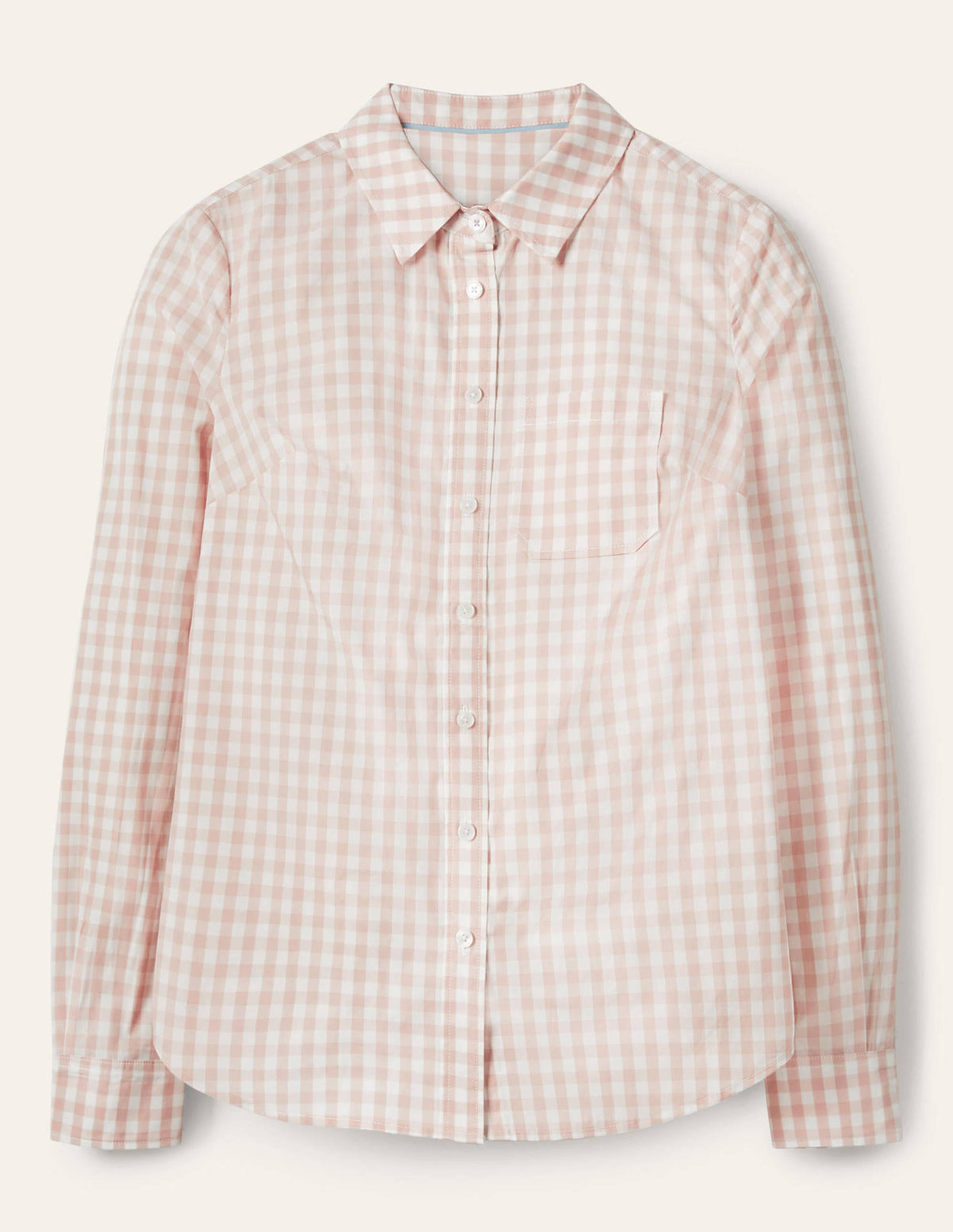 Classic Cotton Shirt-Pink Gingham-6