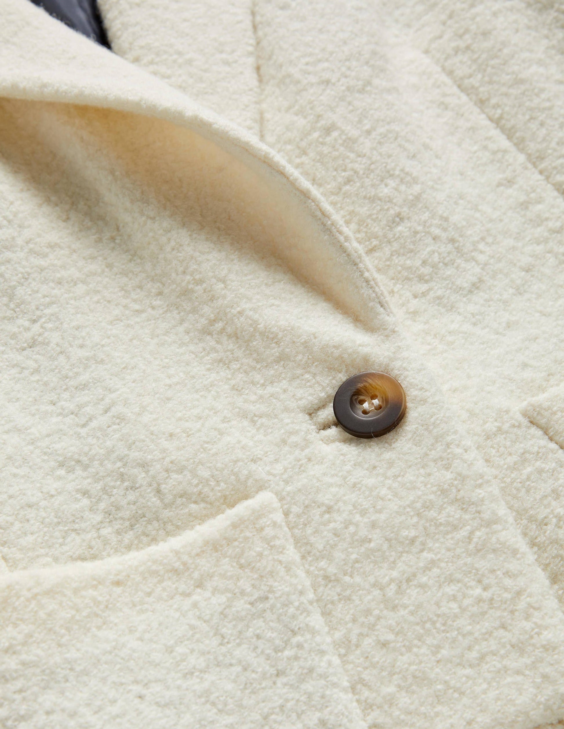 Bella Textured Wool Blazer-Ivory-5