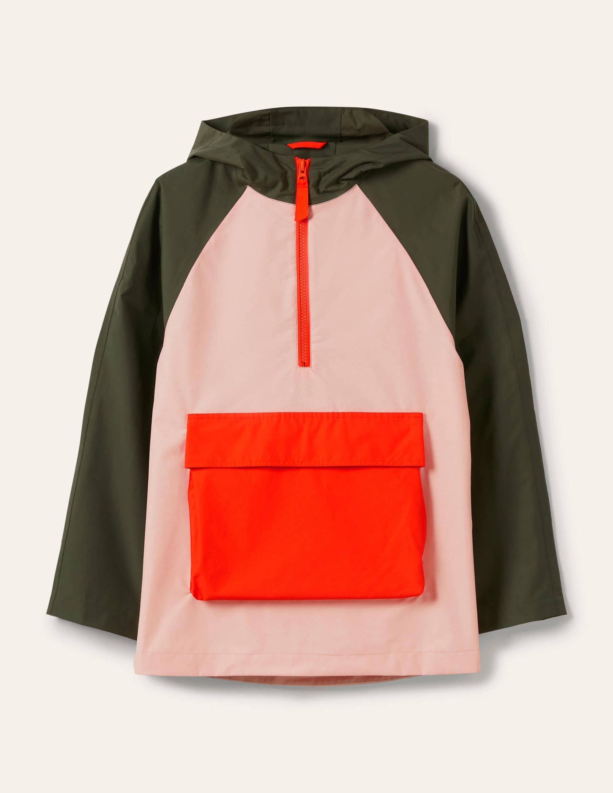 Belle Packaway Anorak-Milkshake/Khaki - Image 7