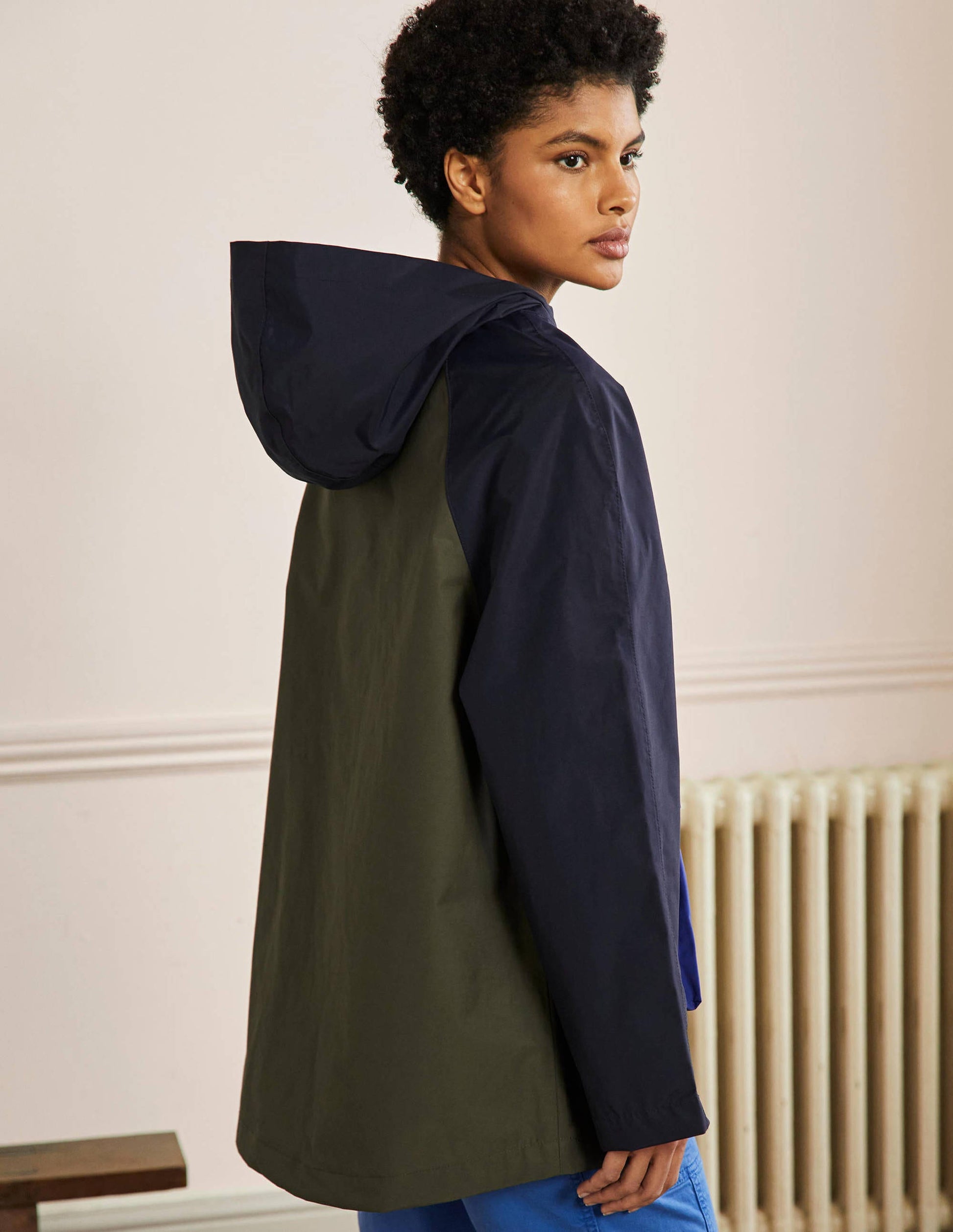 Belle Packaway Anorak-Navy/Khaki-3