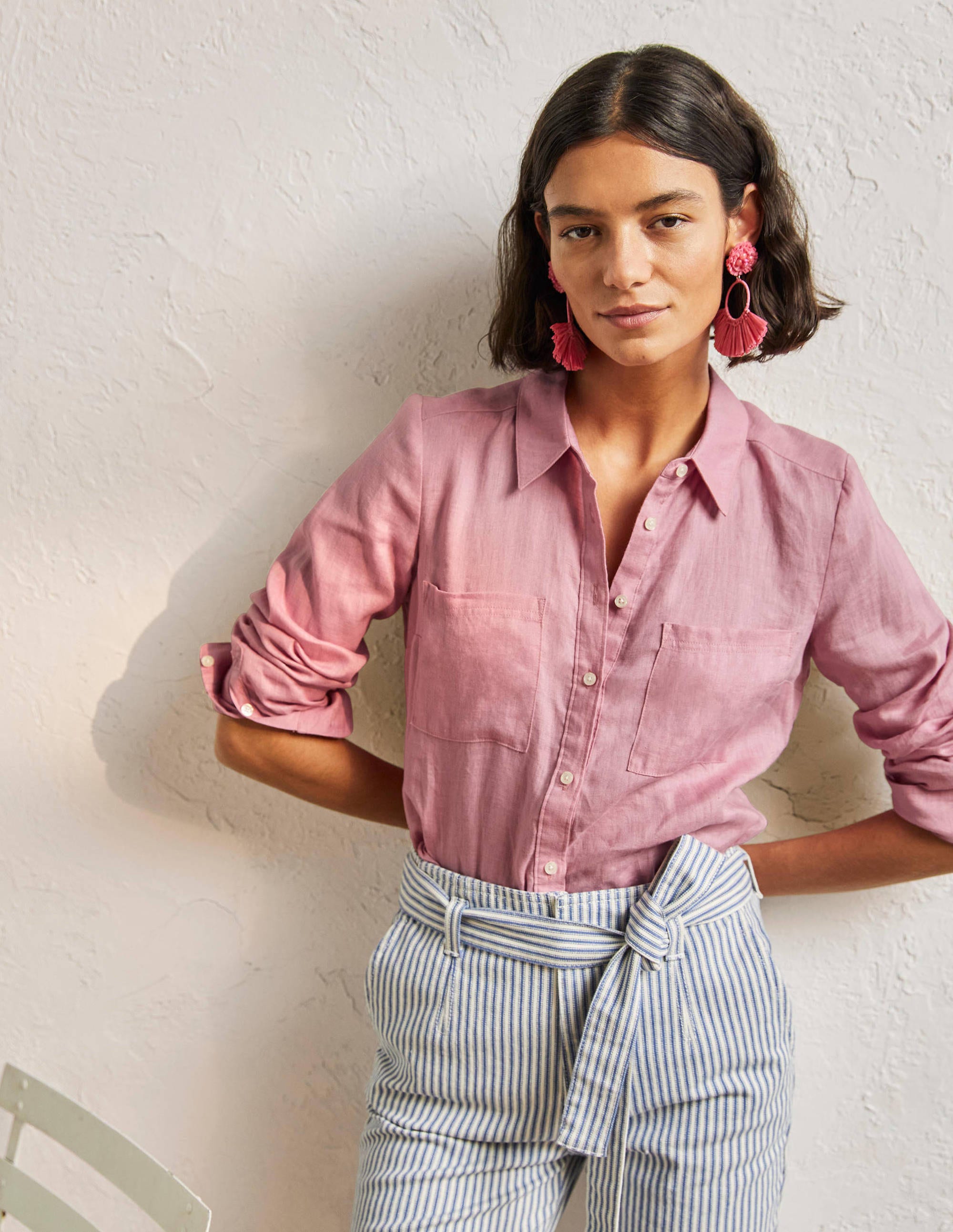 Linen Shirt-Formica Pink - Image 1