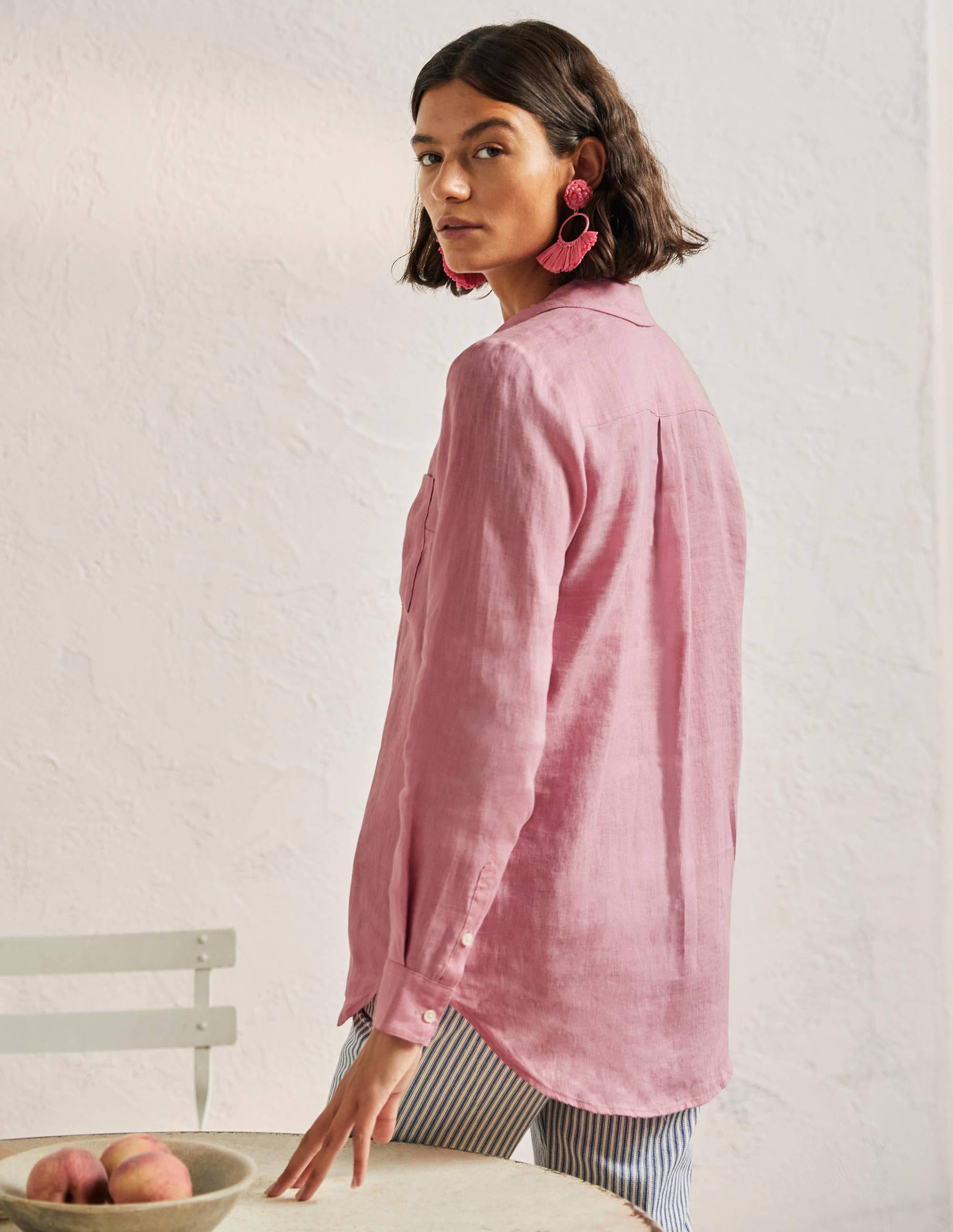 Linen Shirt-Formica Pink - Image 3