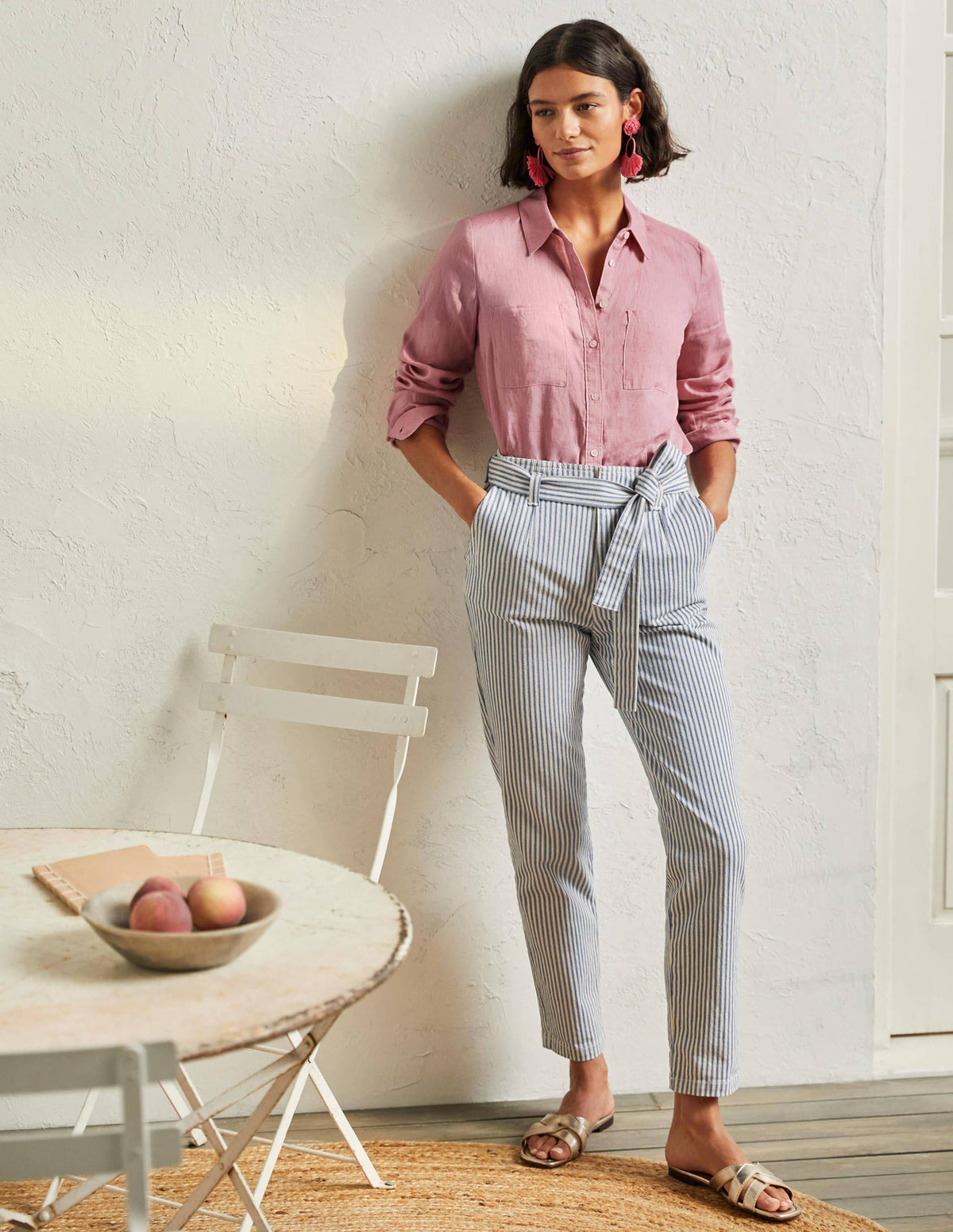 Linen Shirt-Formica Pink-4