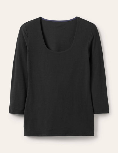 Double Layer Front Top-Black-6