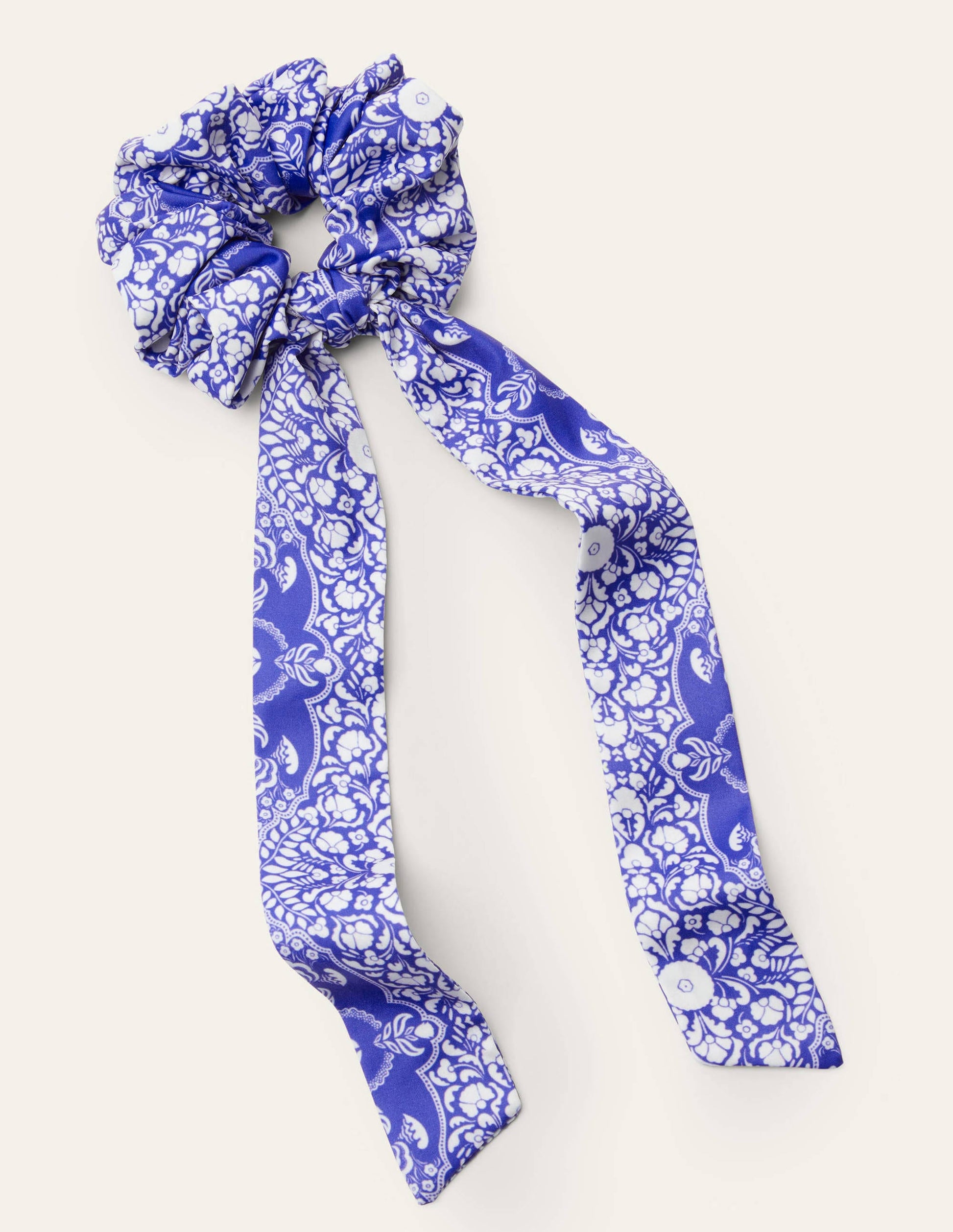 Scarf Hair Scrunchie-Bluebell, Passion Bloom-1