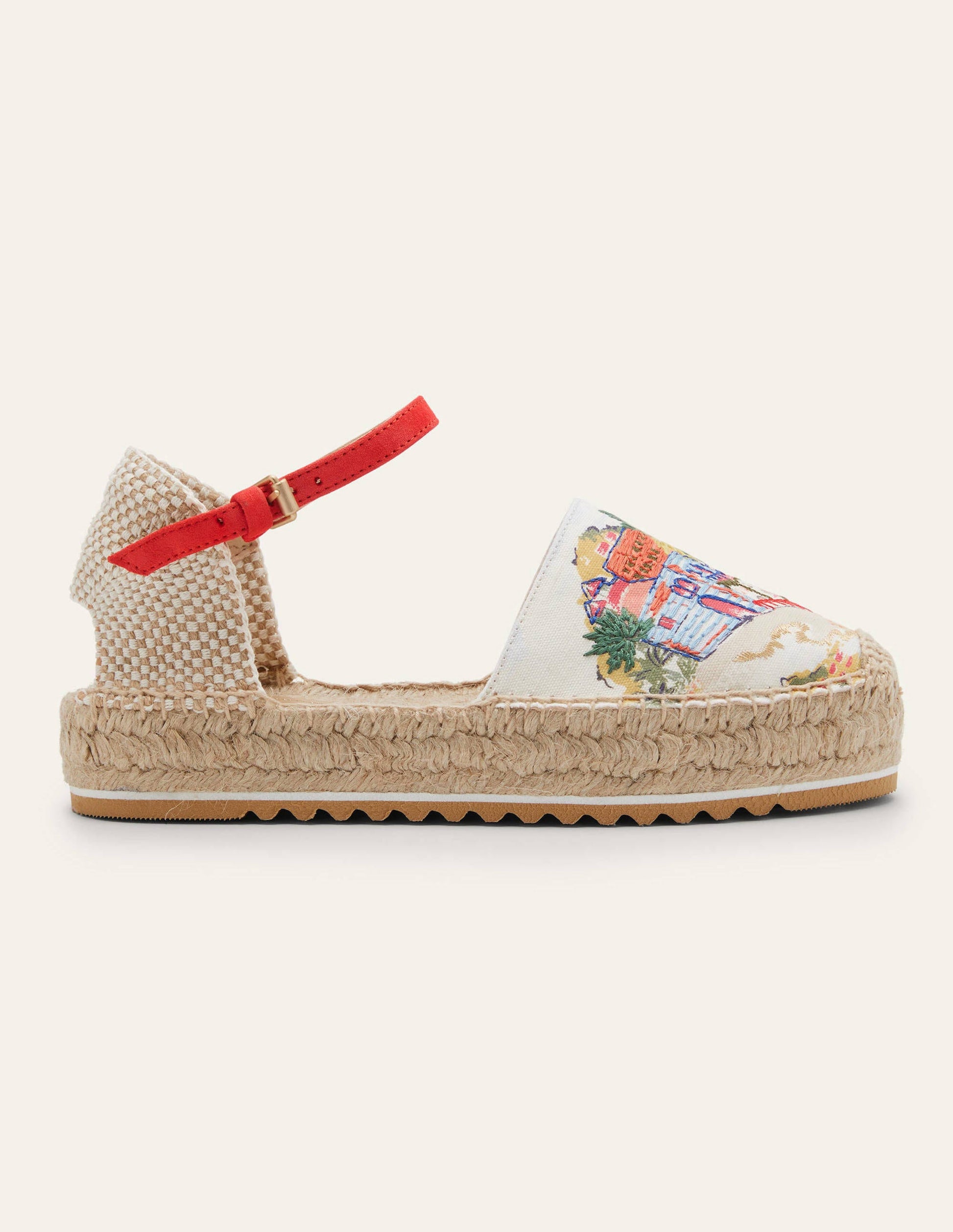 Flatform Espadrilles-Ivory, Paradise Bay-2