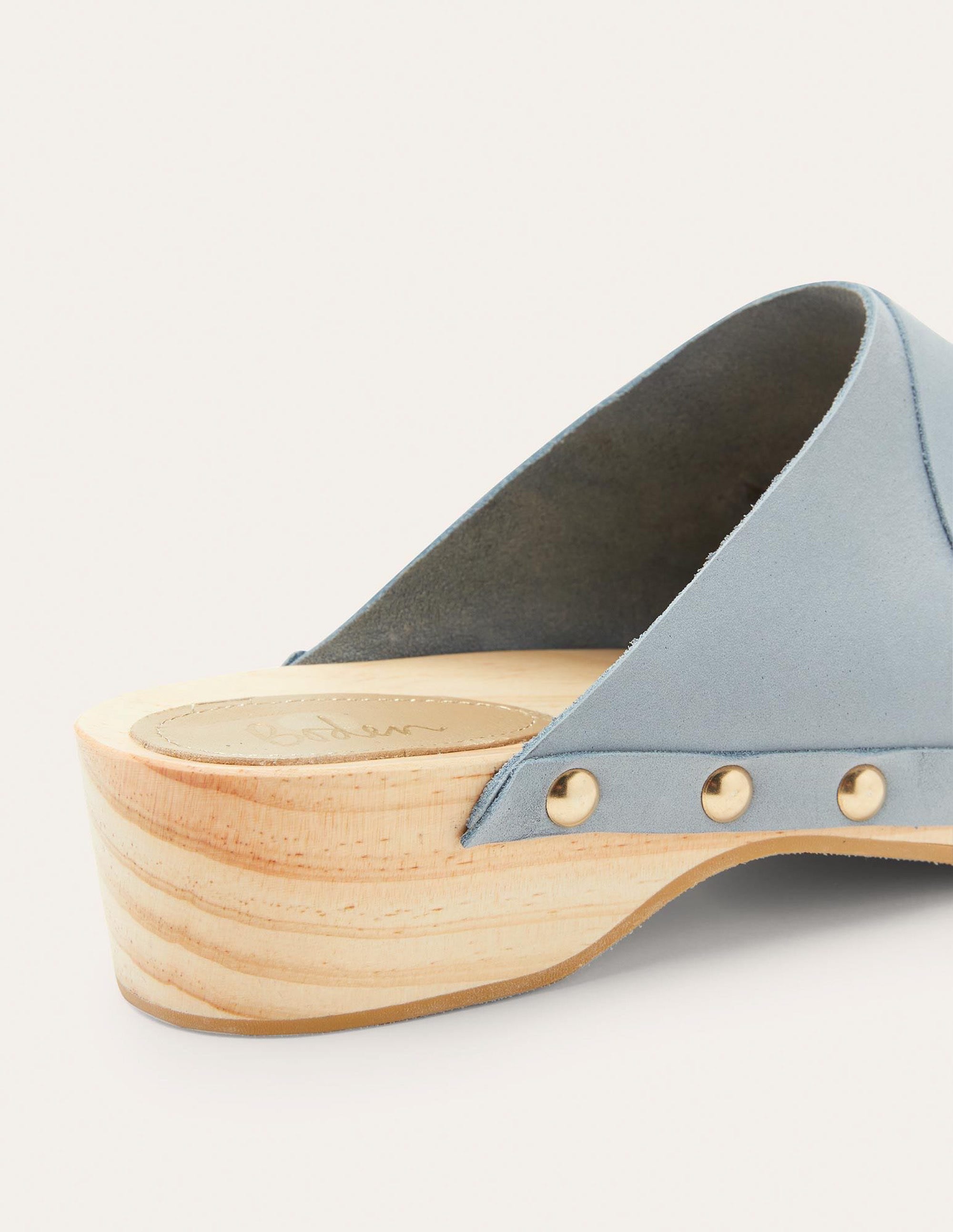 Leather Heeled Clogs-Mountain Spring - Image 3