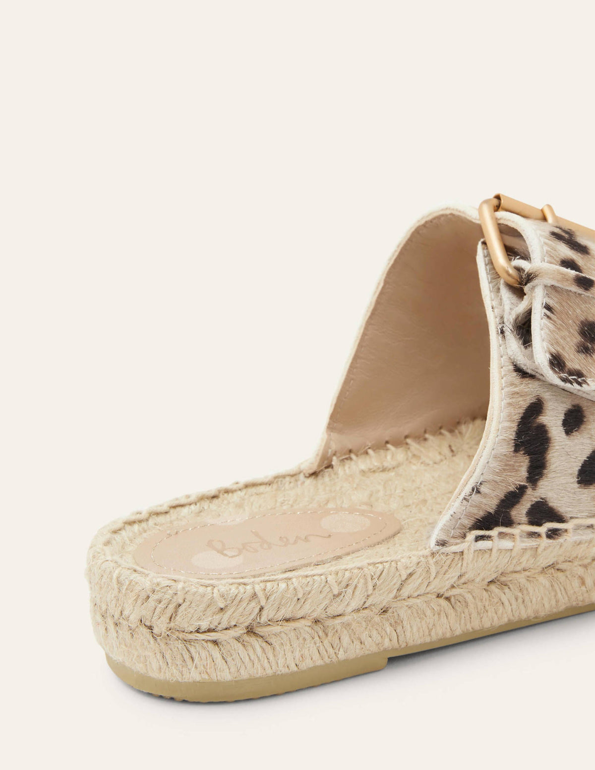 Buckle Espadrille Sandals-Neutral Leopard-3