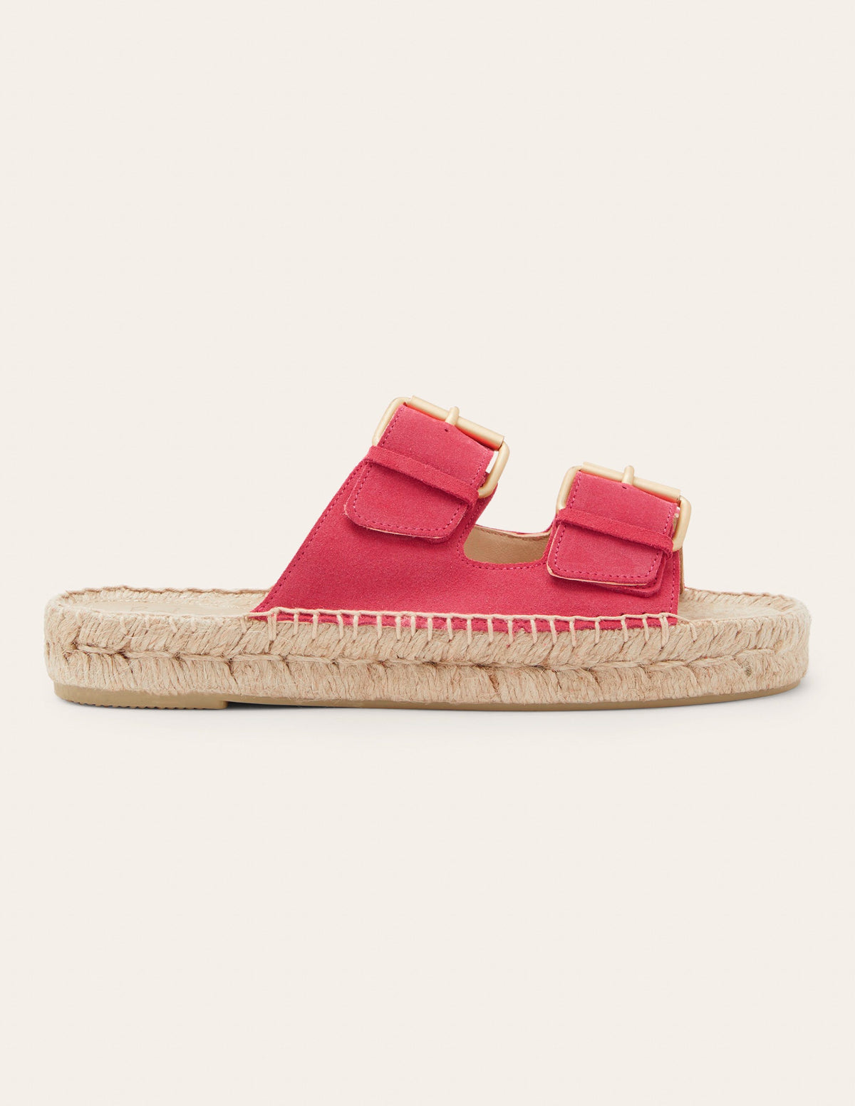 Buckle Espadrille Sandals-Rambling Rose - Image 2