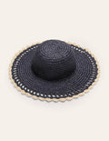 Sun Hat-Navy/Natural