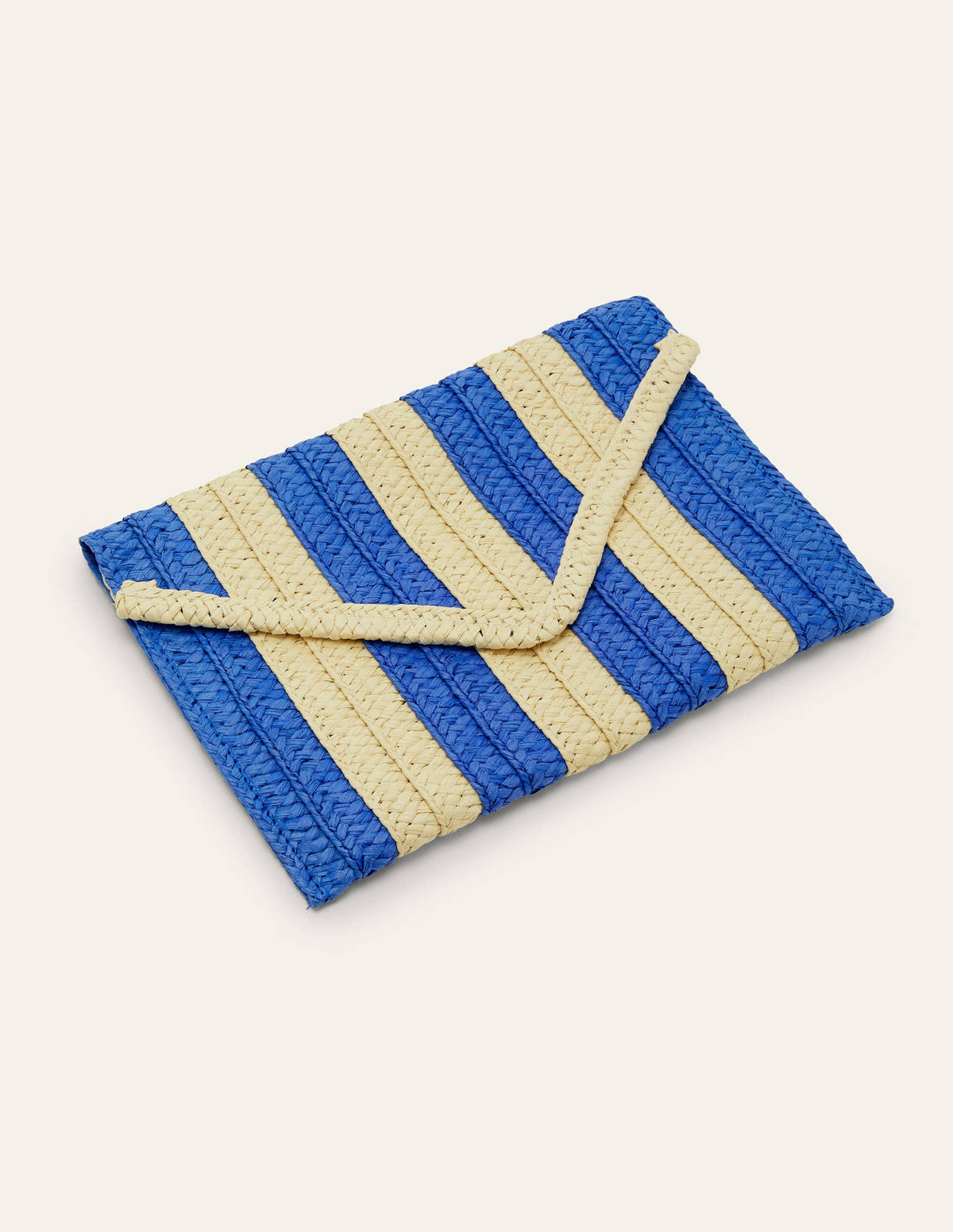 Striped Envelope Clutch-Bluebell Stripe - Image 2