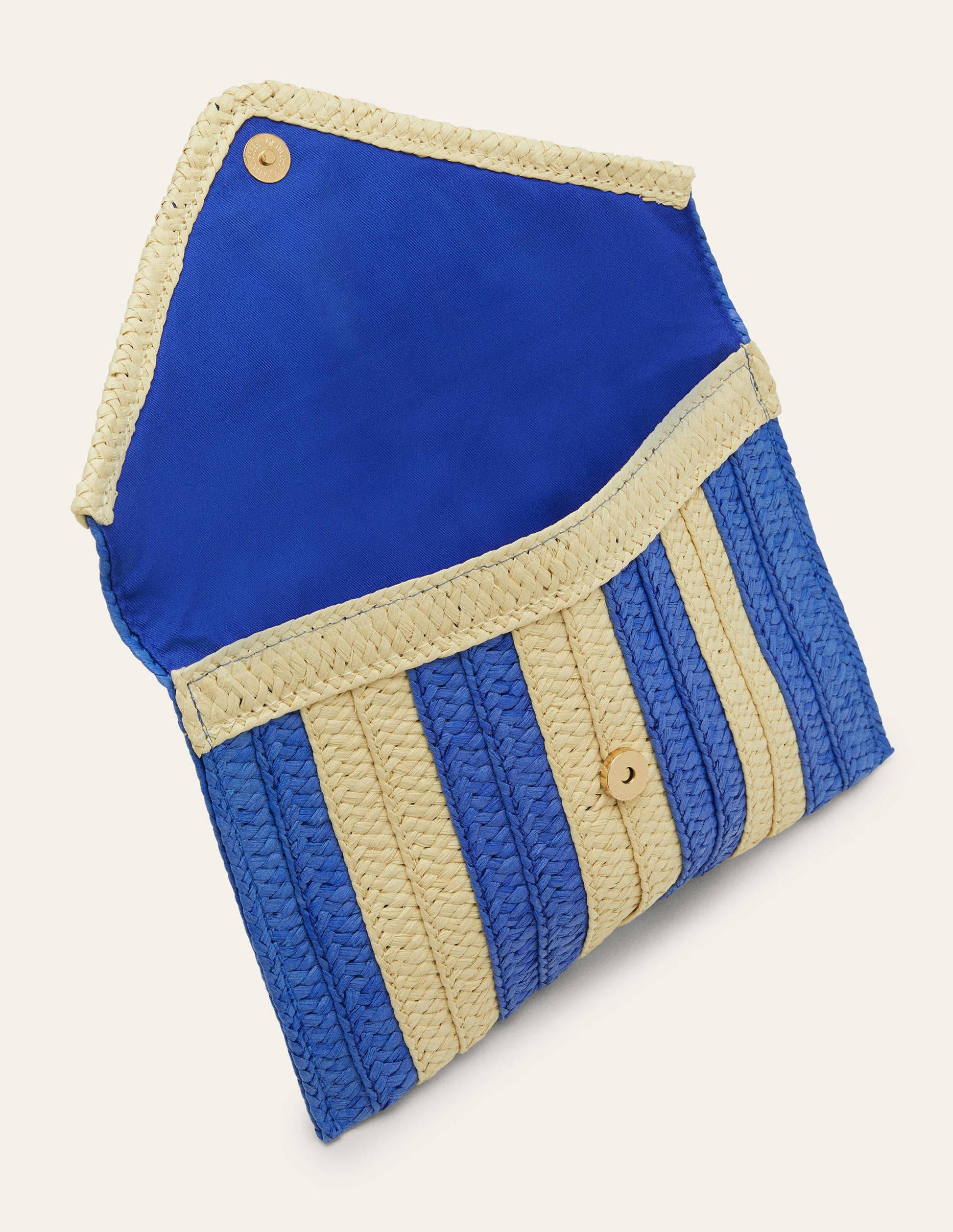 Striped Envelope Clutch-Bluebell Stripe-4