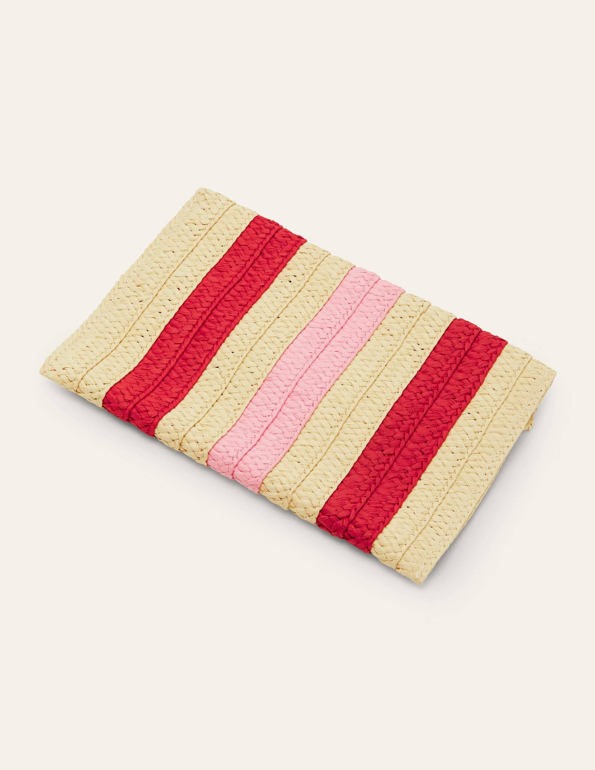 Striped Envelope Clutch-Multi Stripe - Image 3