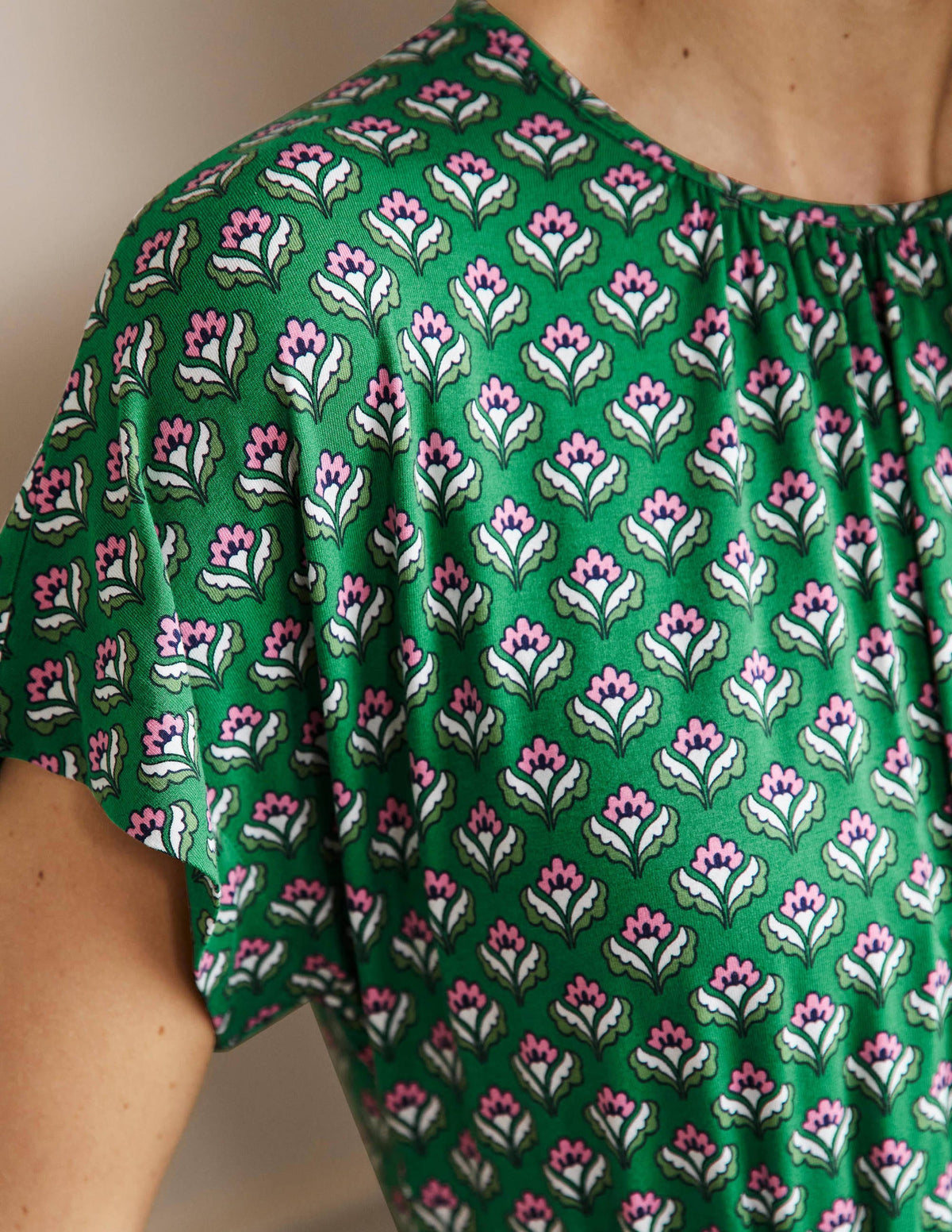 Jersey Midi Dress-Highland Geo-5