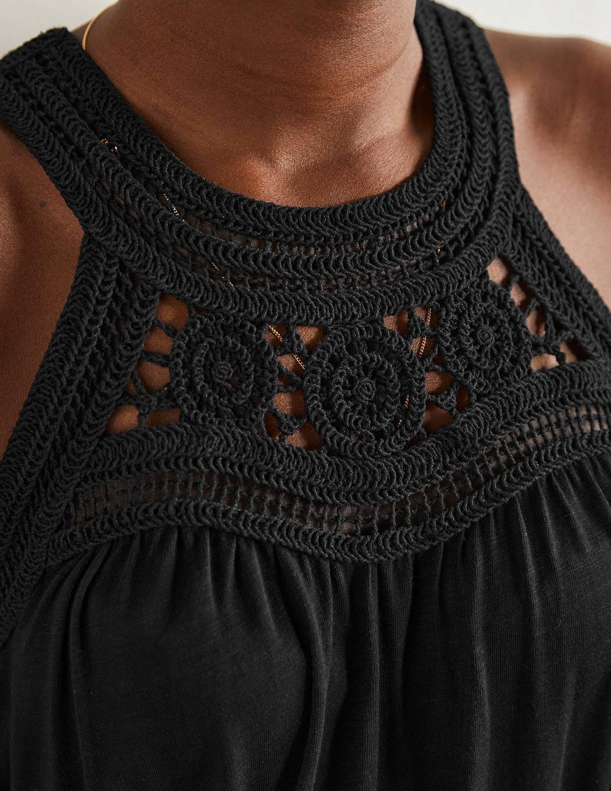 Anais Jersey Midi Dress-Black - Image 7