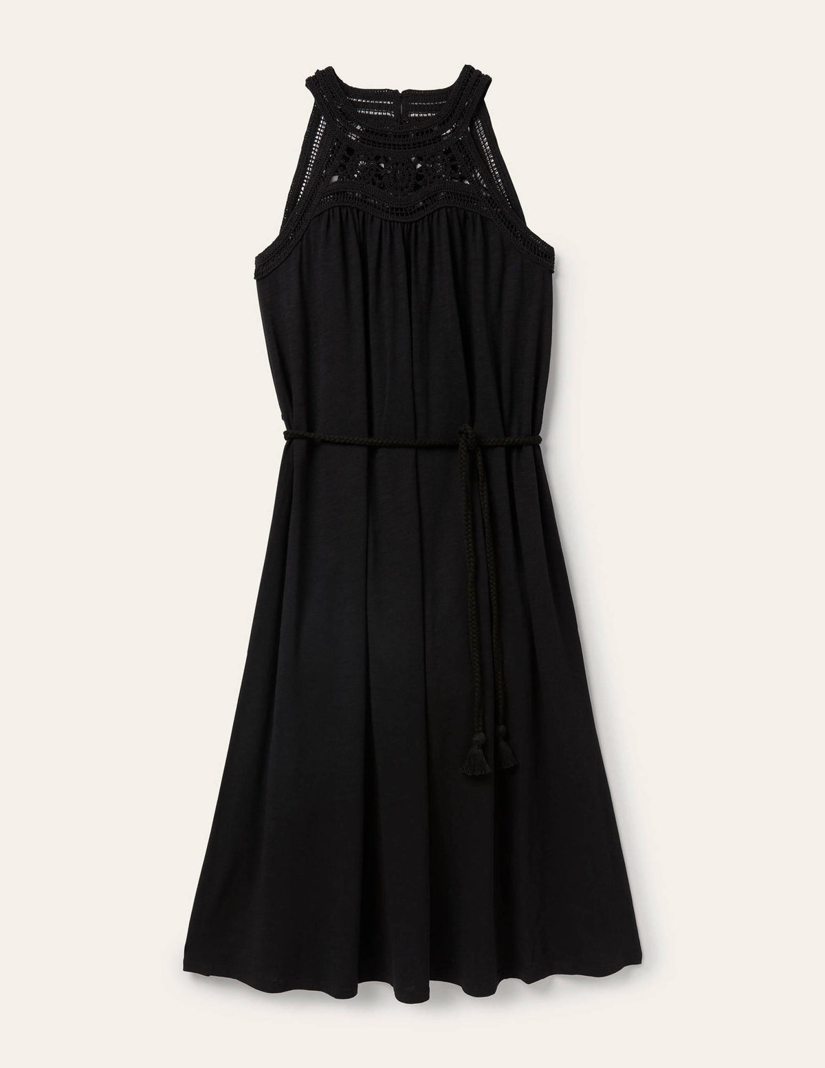 Anais Jersey Midi Dress-Black - Image 11