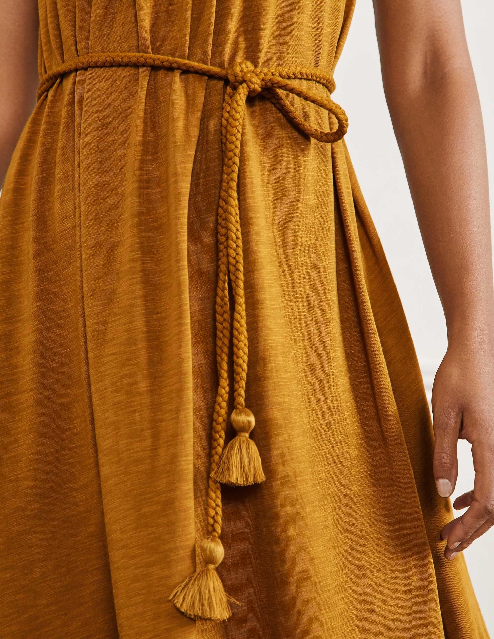 Anais Jersey Midi Dress-Frankincense-2