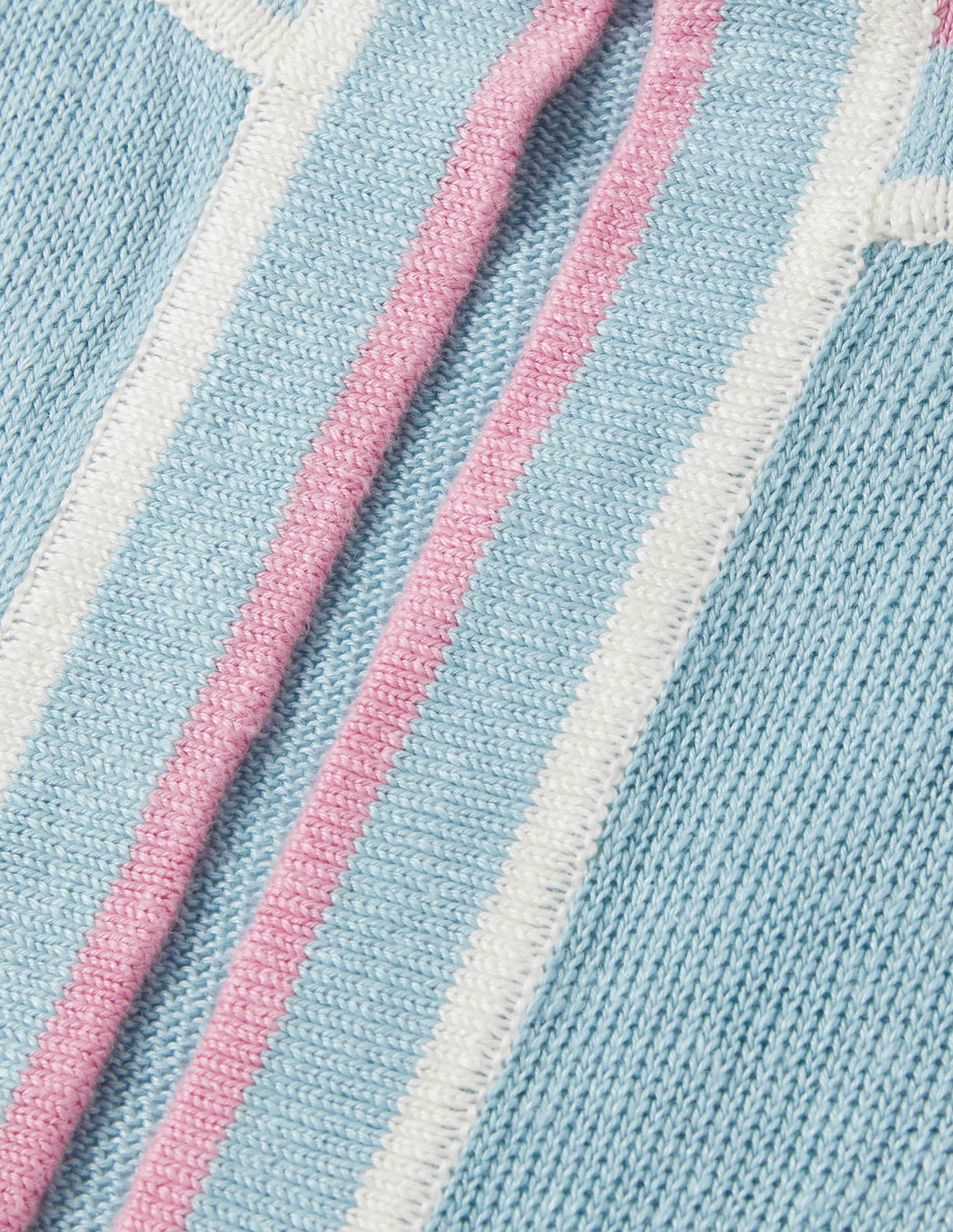 Stripe Trim Linen Cardigan-Woodland Flower