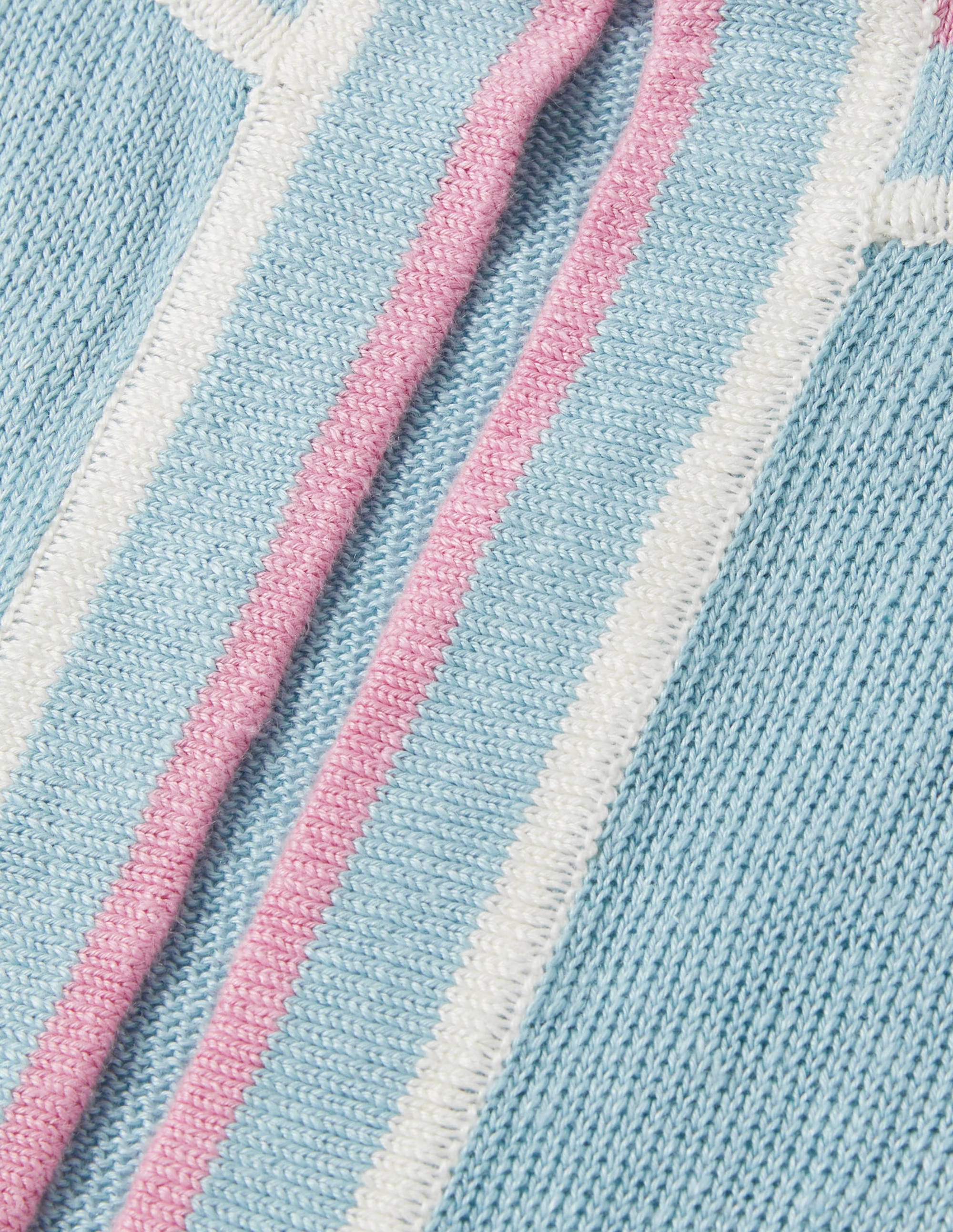 Stripe Trim Linen Cardigan-Woodland Flower - Image 6