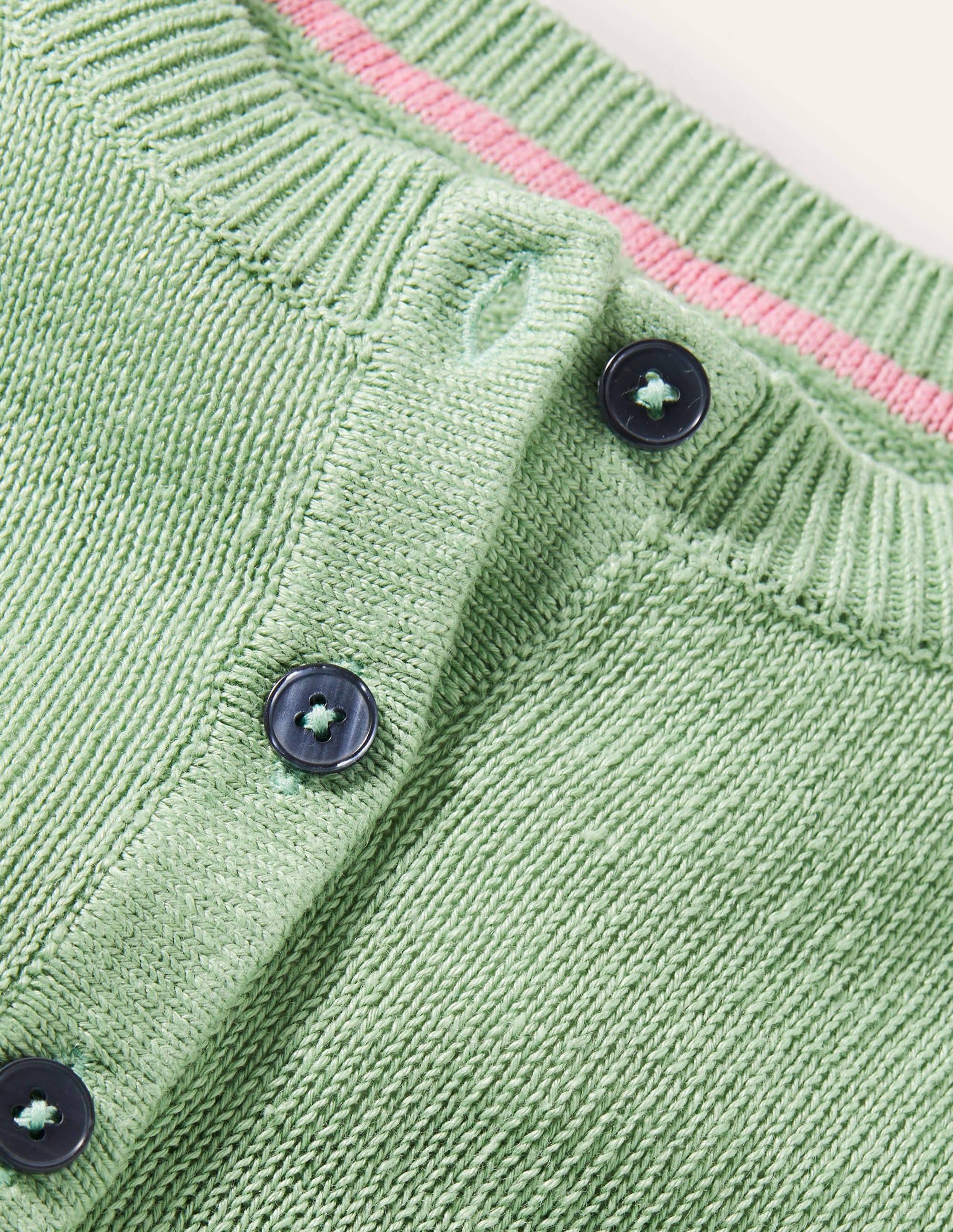 Leandra Linen Henley Sweater-Basil - Image 6
