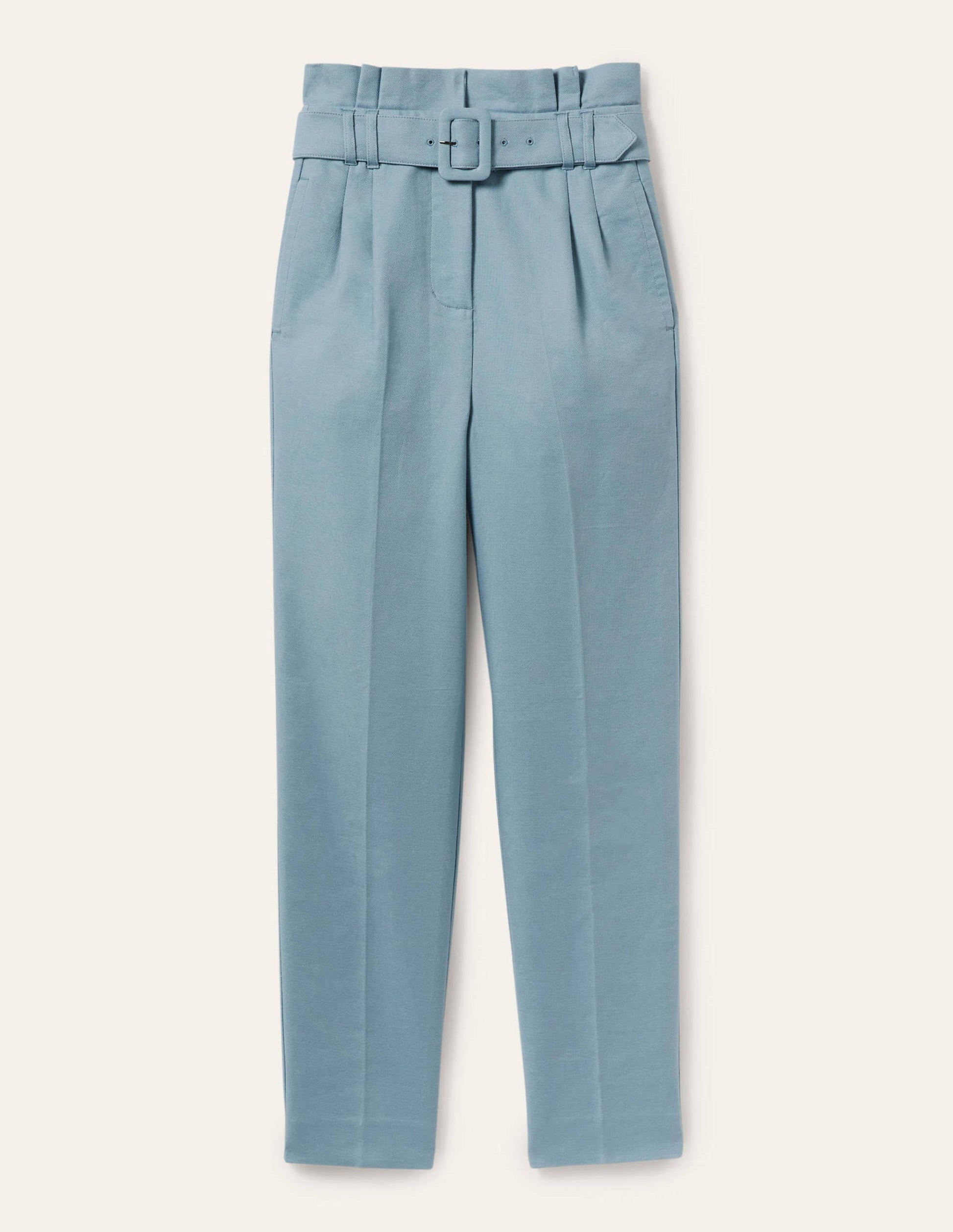 Carrie Paperbag Pants-Mountain Spring Blue-5