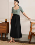 Pull On Jersey Maxi-Black