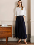 Pull On Jersey Maxi-Navy