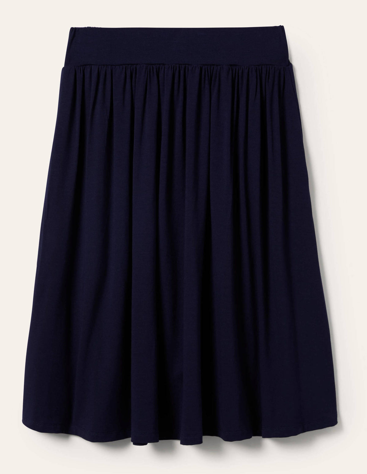 Pull On Jersey Mini Skirt-Navy - Image 5