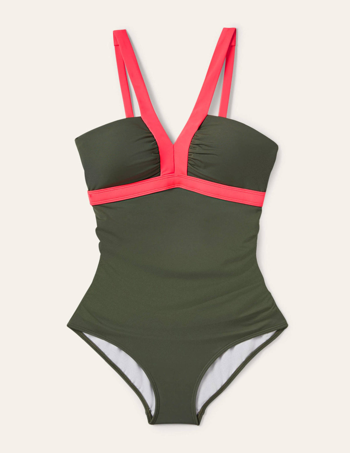 Corsica V-neck Swimsuit-Marsh Colourblock-6