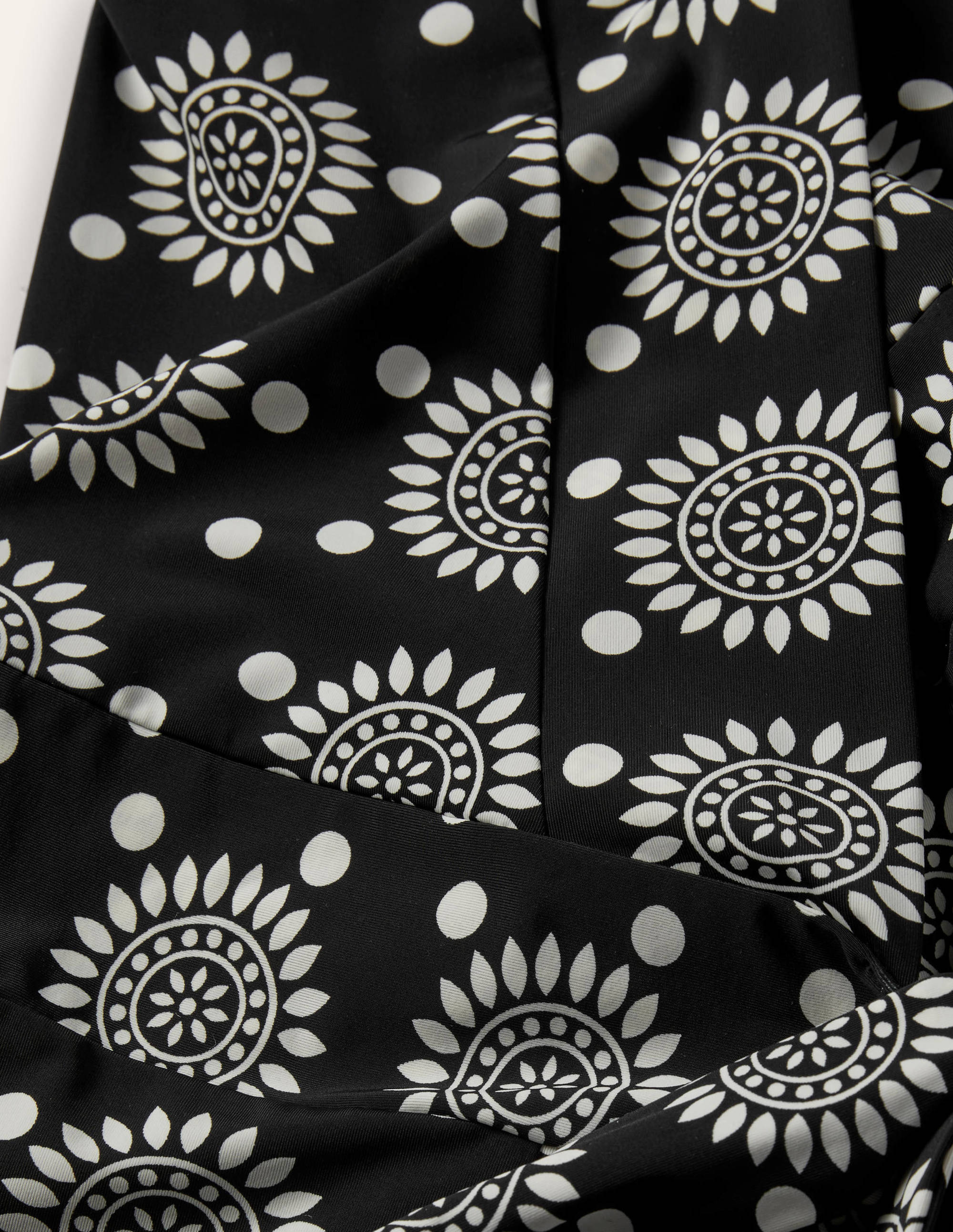 Lefkada Wrap Beach Dress-Black, Sun Geo - Image 7