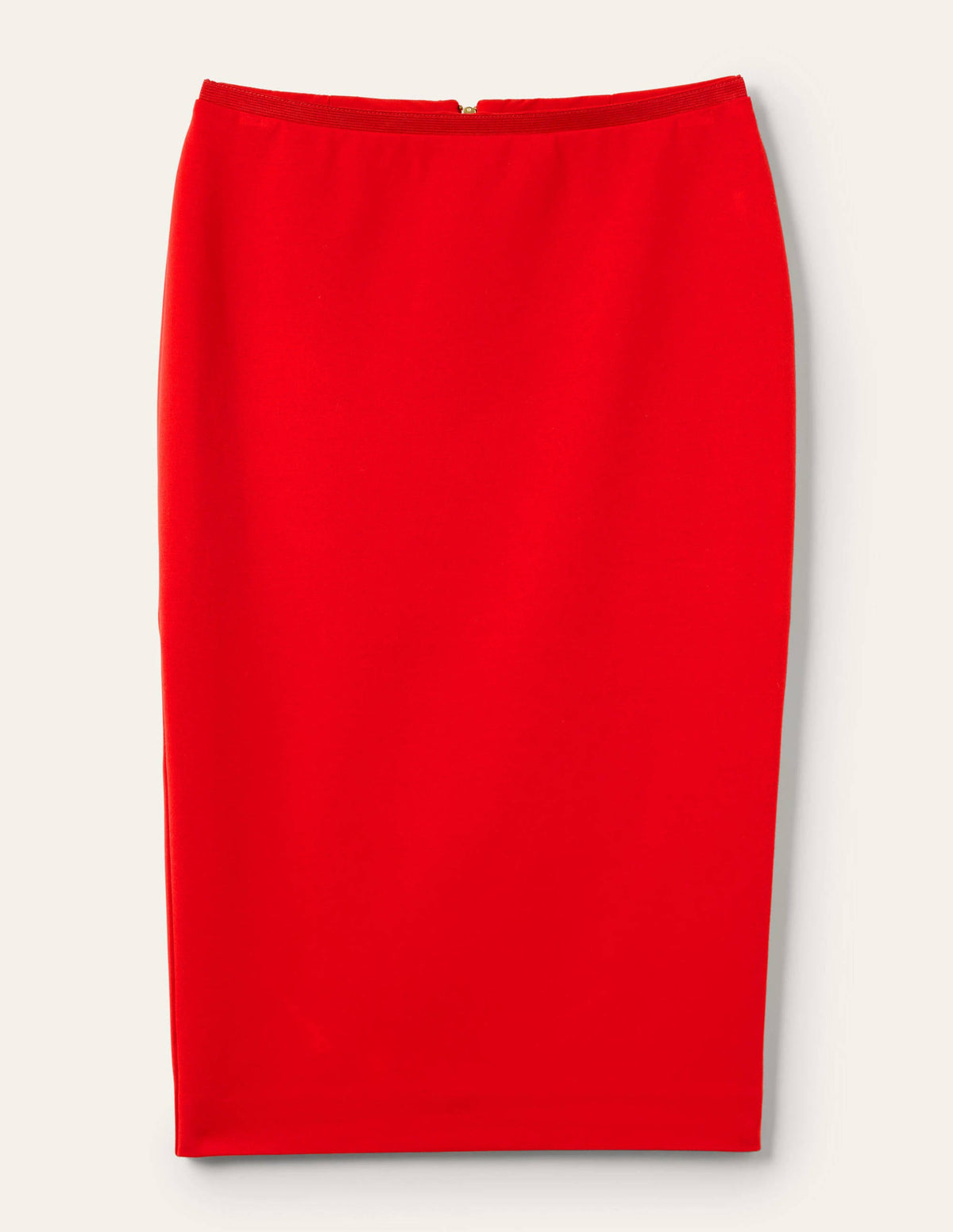 Hampshire Ponte Skirt-Red-5