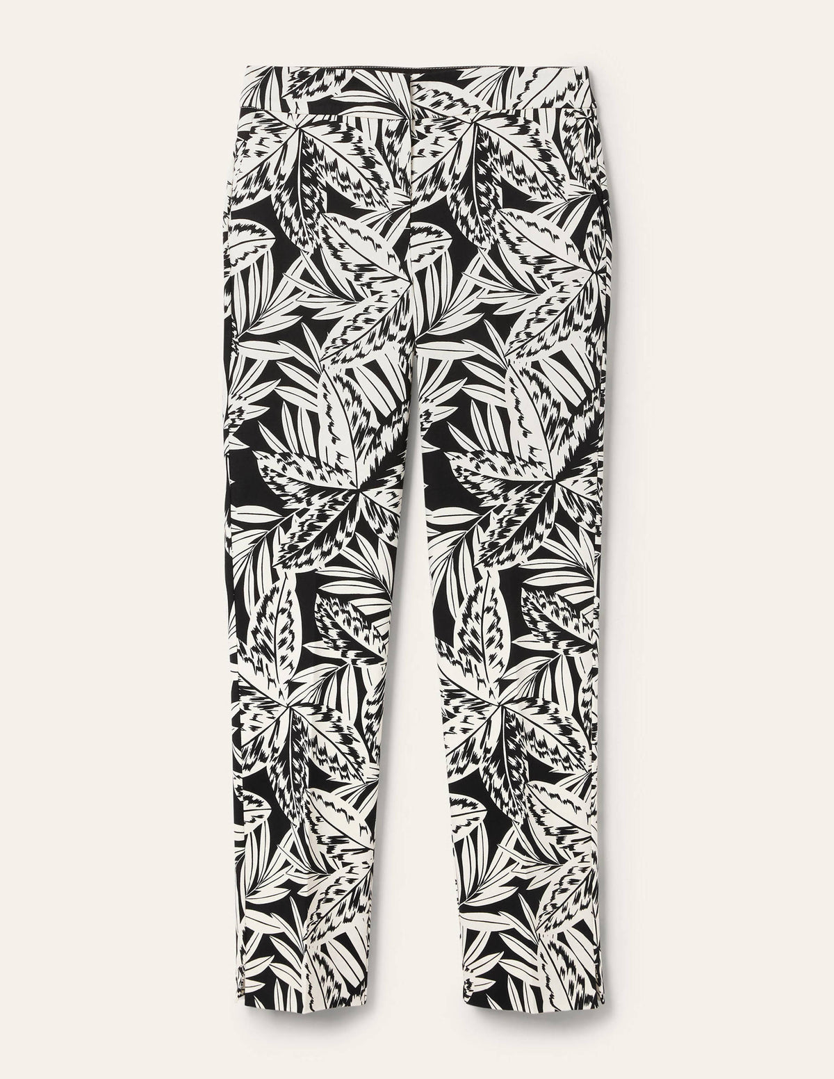 Richmond 7/8 Pants-Black, Exotic Leaves-5