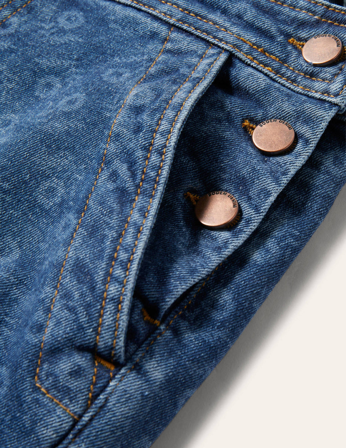 Girlfriend Overalls-Mid Vintage, Loose Sprig - Image 5