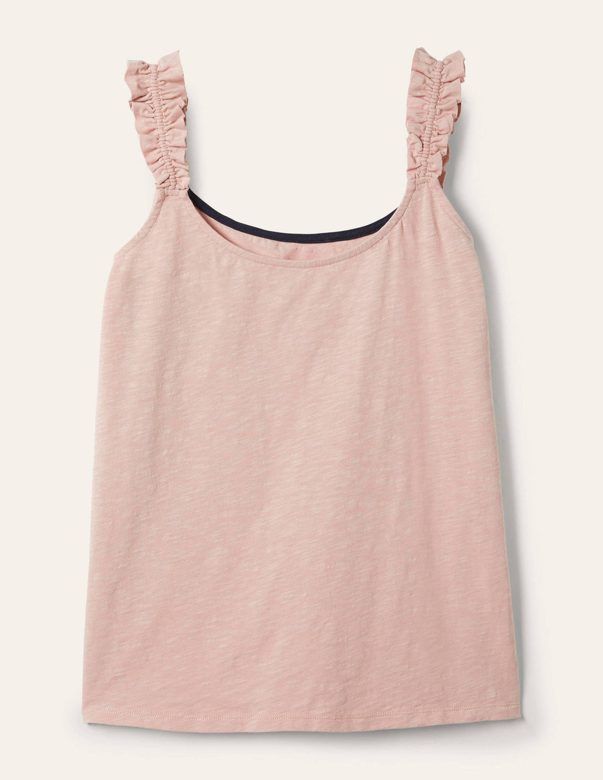 Frill Strap Jersey Top-Milkshake - Image 5