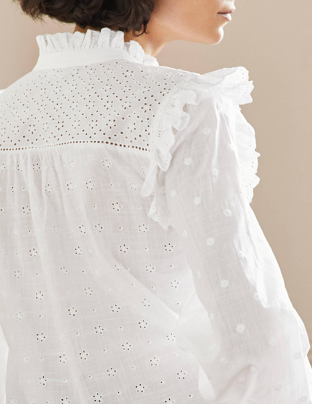 Iris Broderie Shirt-White-5