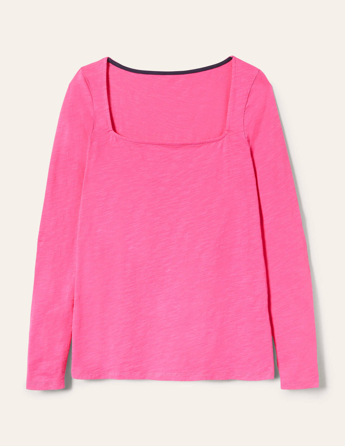Cotton Square Neck Top-Festival Pink - Image 5