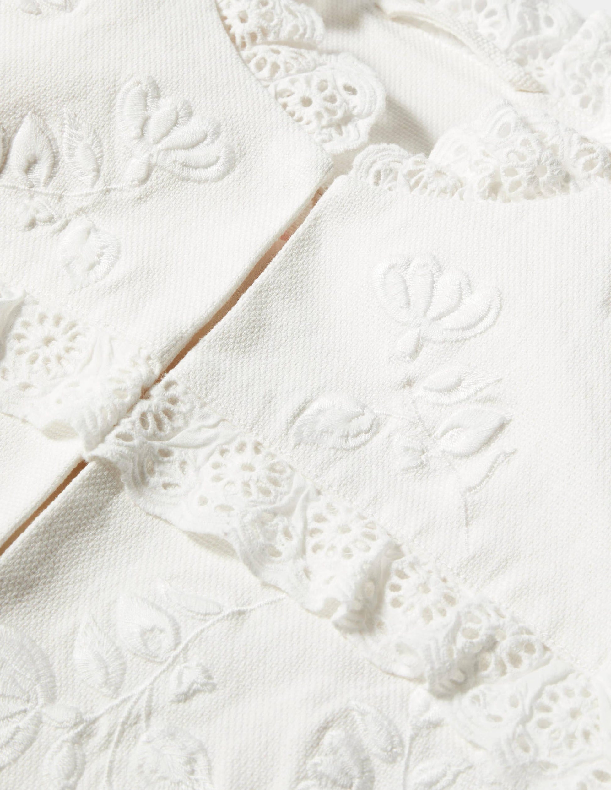 Cotton Broderie Jacket-Ivory-6