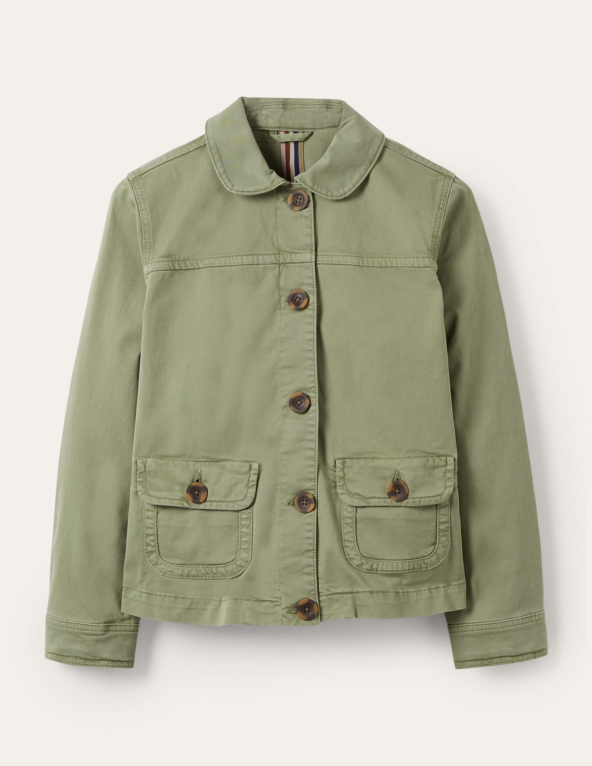 Patch Pocket Chore Jacket-Rainforest Green-5