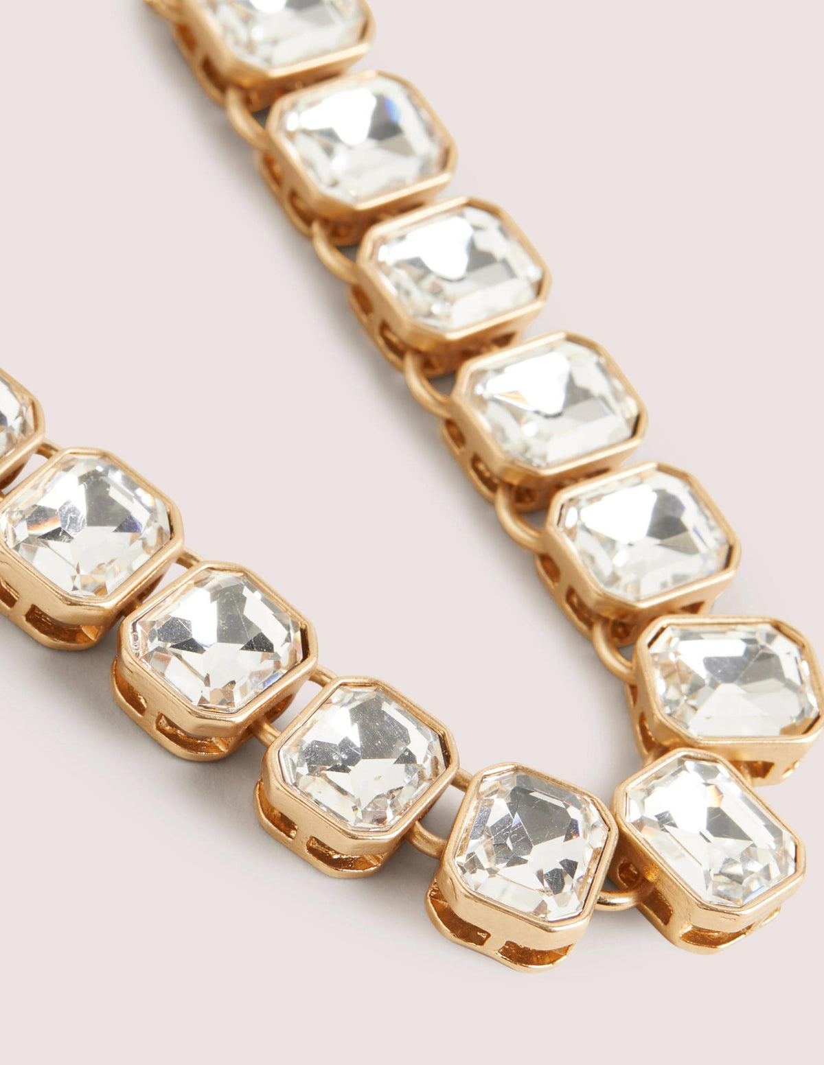 Long Jewelled Necklace-Clear-2