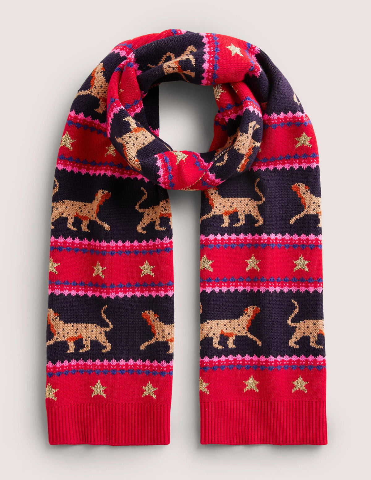 Fair Isle Scarf-Fair isle - Image 1