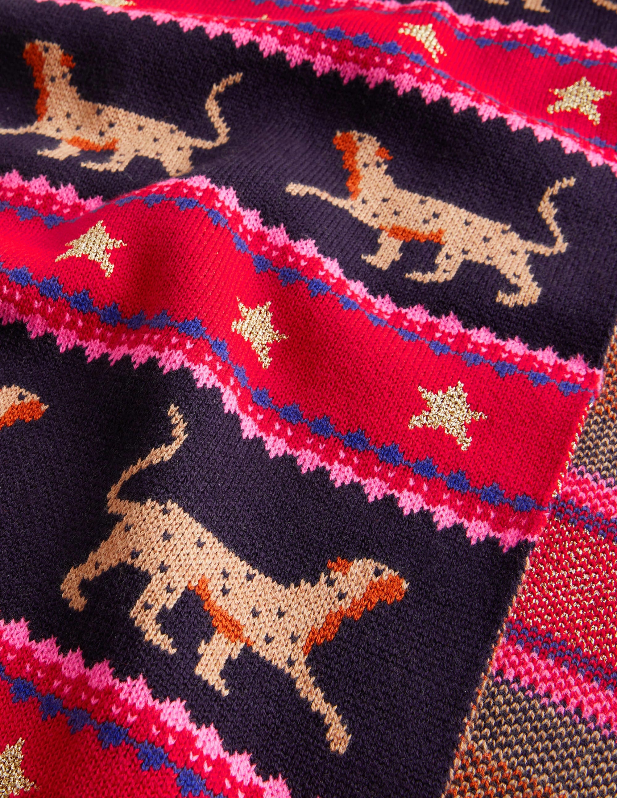 Fair Isle Scarf-Fair isle - Image 2