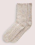 Sparkle Knitted Bed Socks-Multi