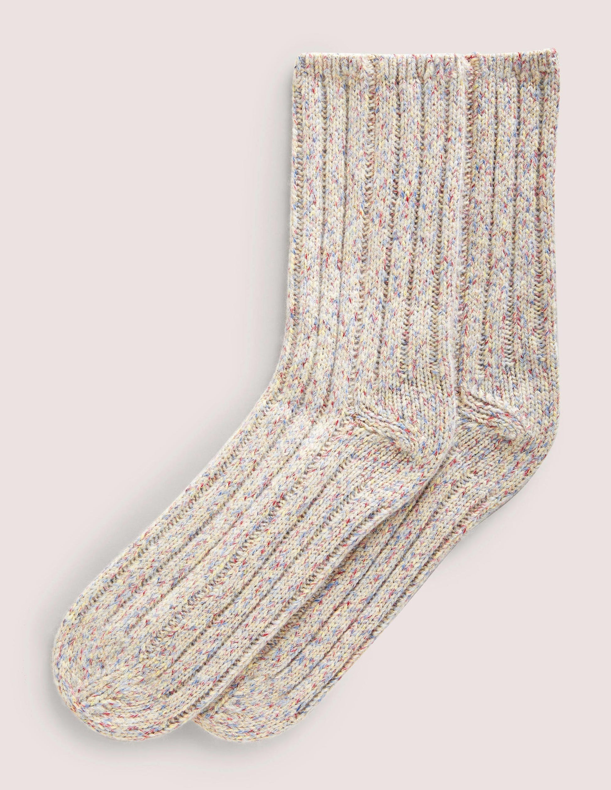 Sparkle Knitted Bed Socks-Multi-1