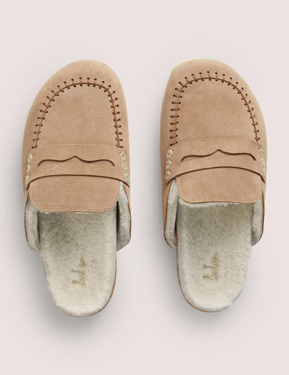 Shearling Loafer Slippers-Acorn - Image 4