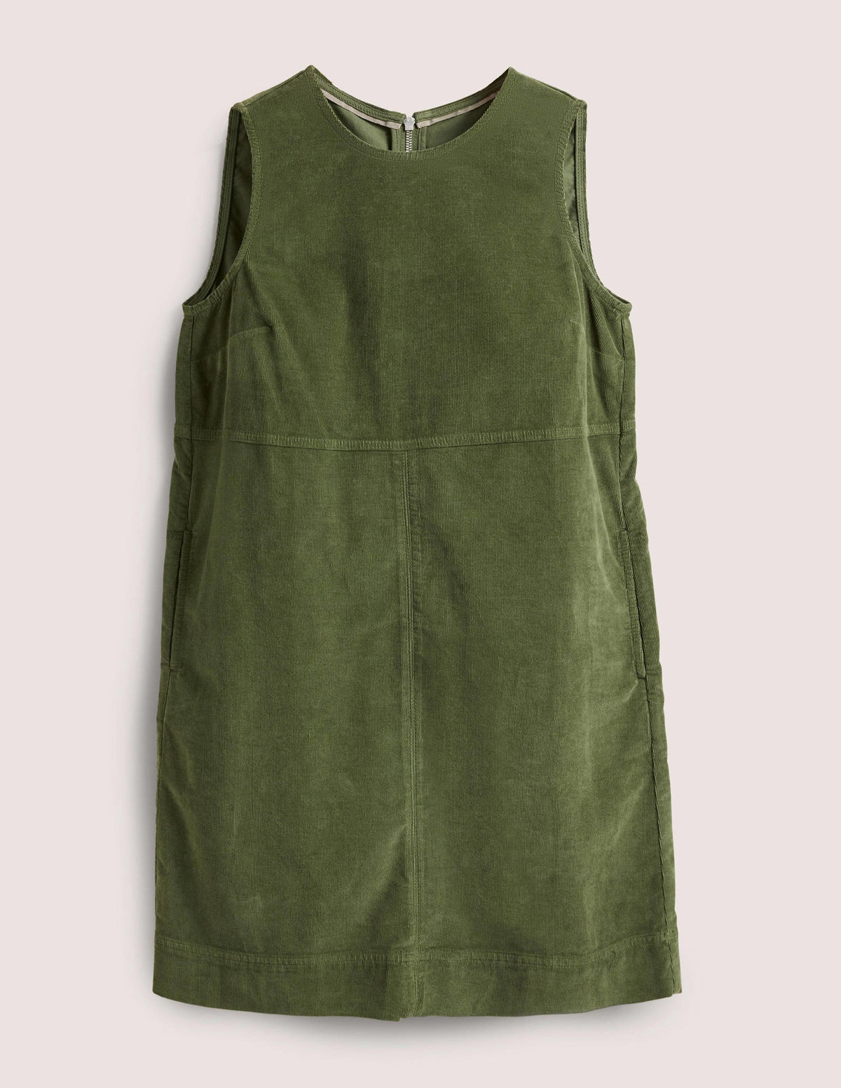 Evie Cord Shift Dress-Kale - Image 5