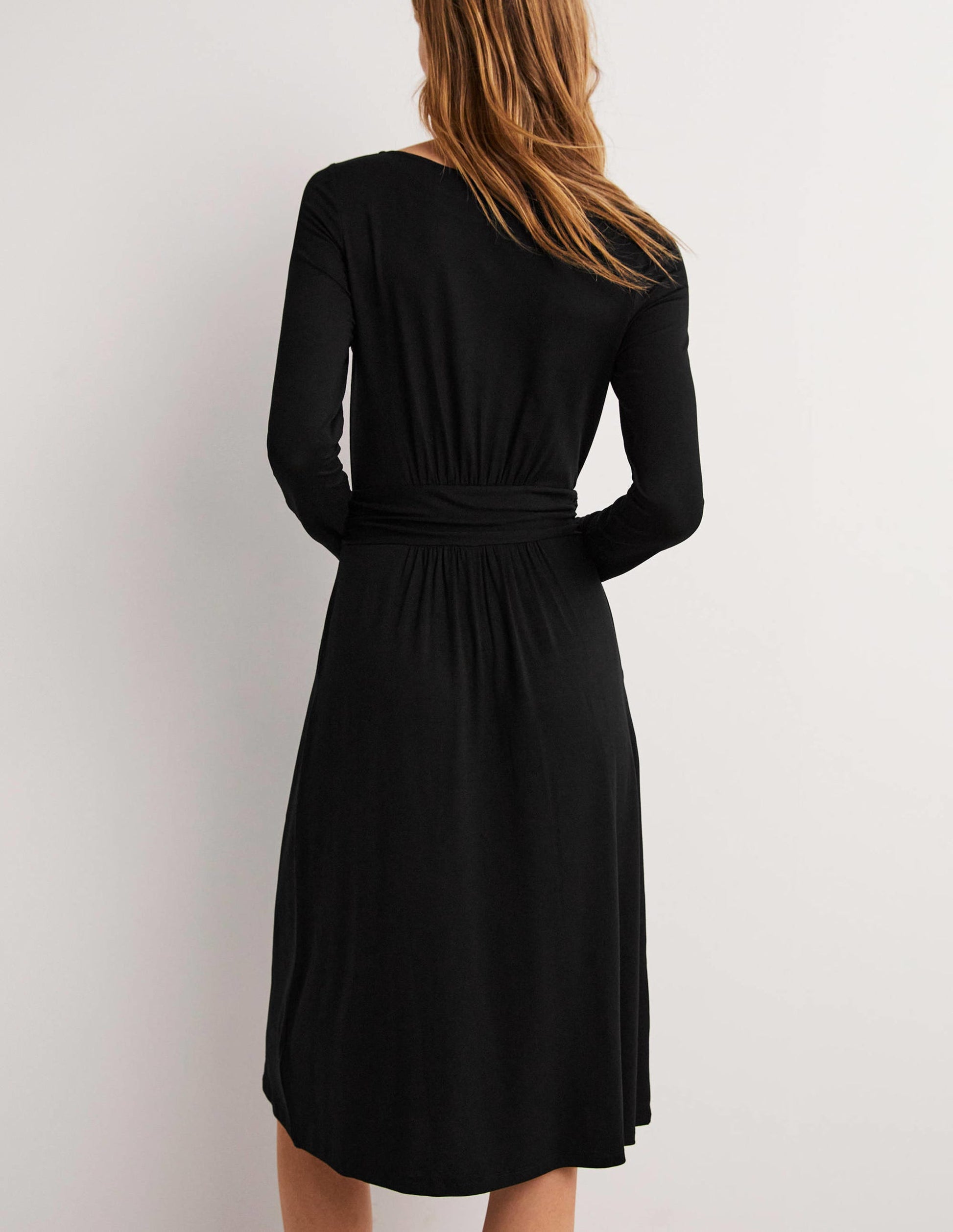 Abigail Jersey Dress-Black-3